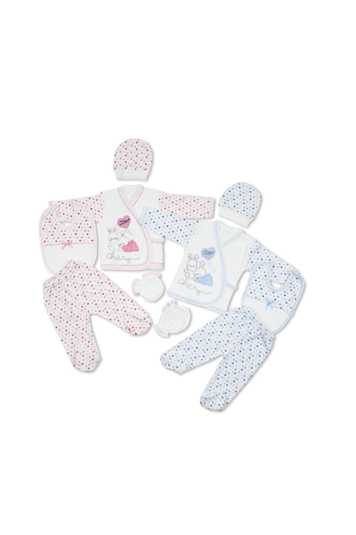 ست نوزادی پسرانه – دخترانه آبی Mammakid | 65426542 اورجینال - تصویر 7