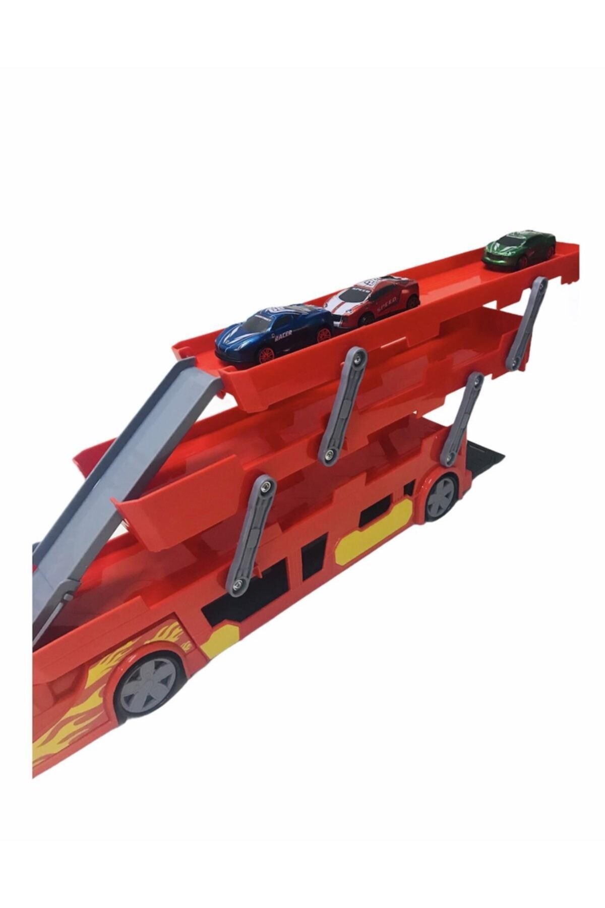 King Toys 3 Arabalı Taşıyıcı Tır fotoğrafı 3 (önizleme)
