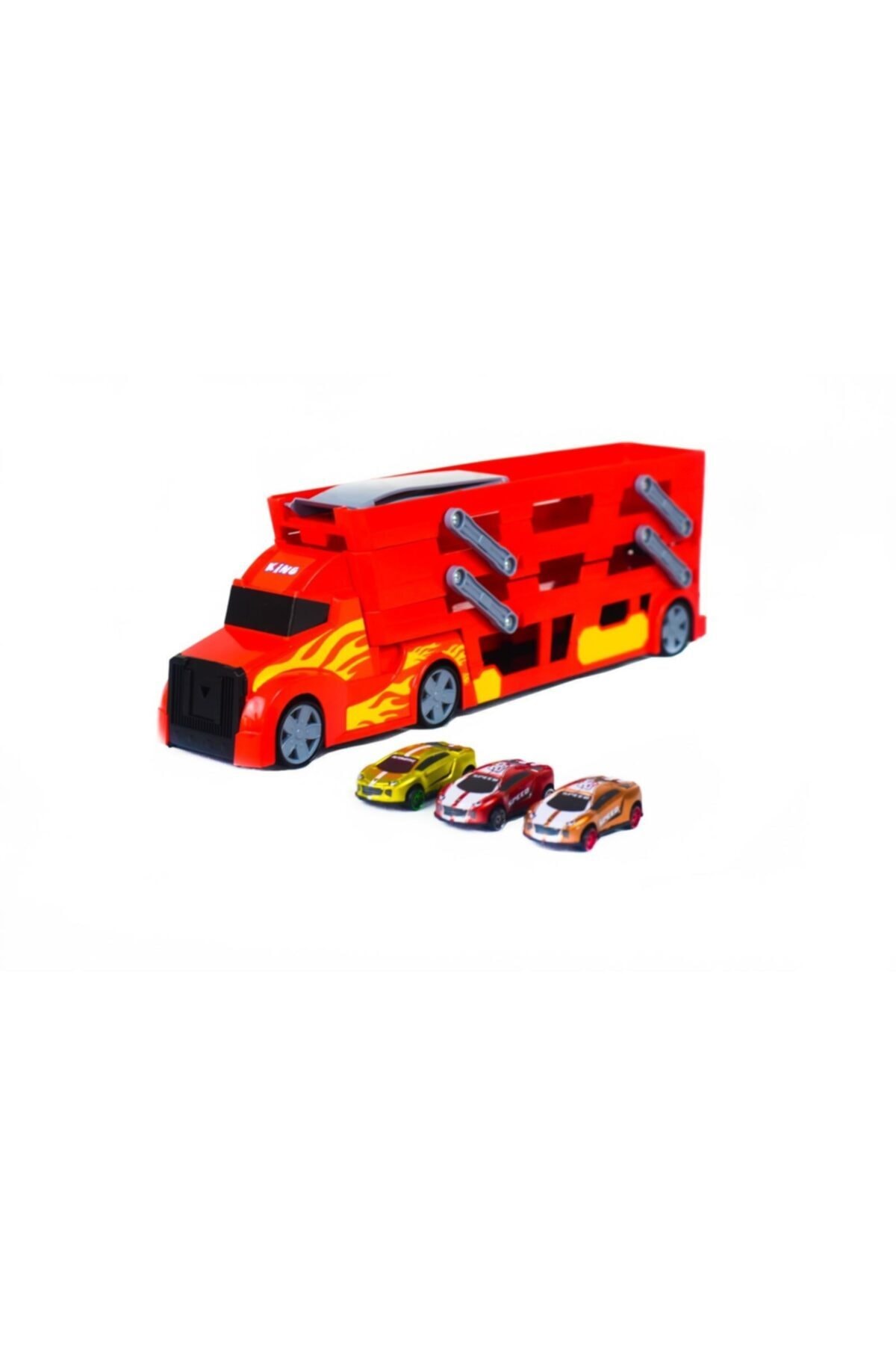 King Toys 3 Arabalı Taşıyıcı Tır fotoğrafı 5 (önizleme)