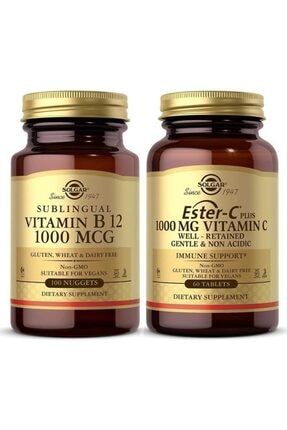 Vitamin B12 1000 Mcg 100 Kapsül + Ester-c Plus 1000 mg 60 Tablet PARKFARMA142