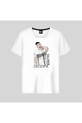 Sagopa Kajmer Beyaz Erkek Tişört T-shirt19 05336