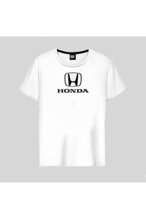 Honda Black Beyaz Erkek Tişört T-shirt1 05284