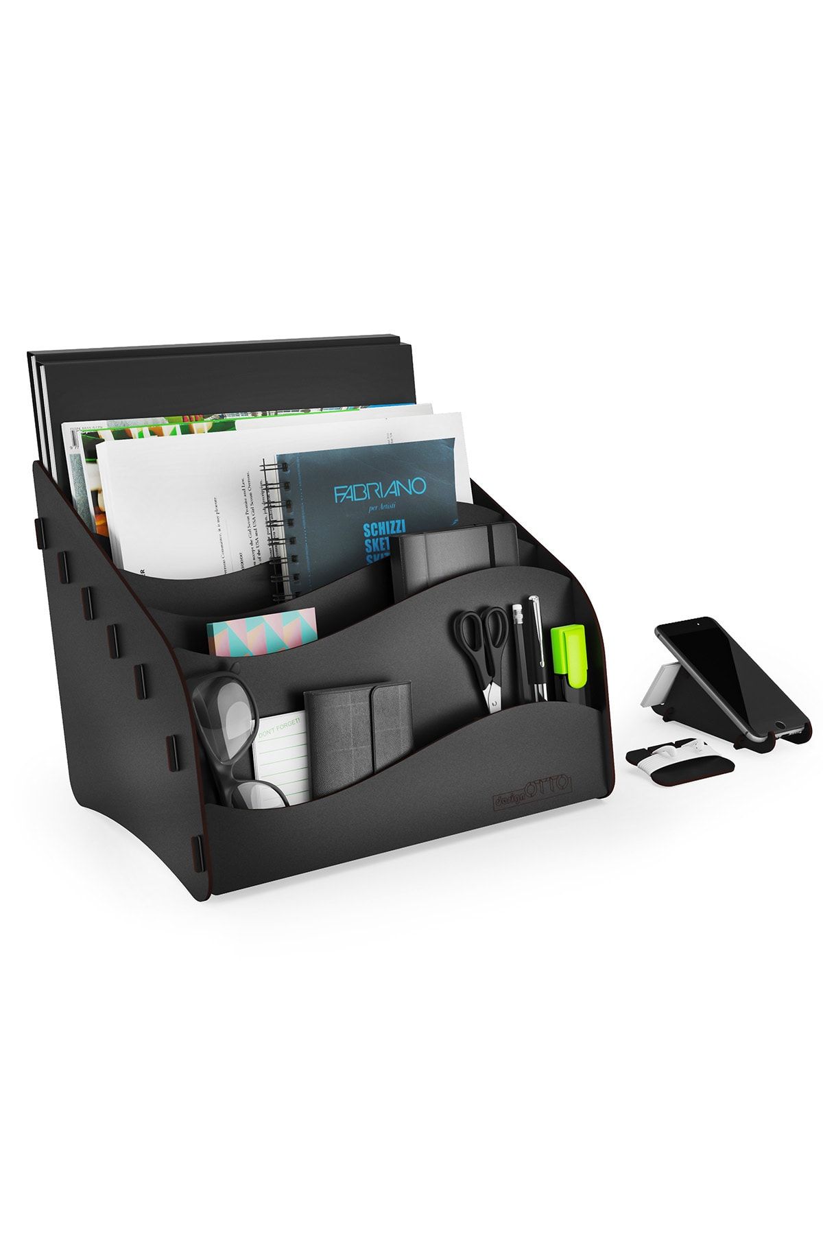 Mingitav-Otto Wavy 6-Color Desktop Organizer Document Rack 1