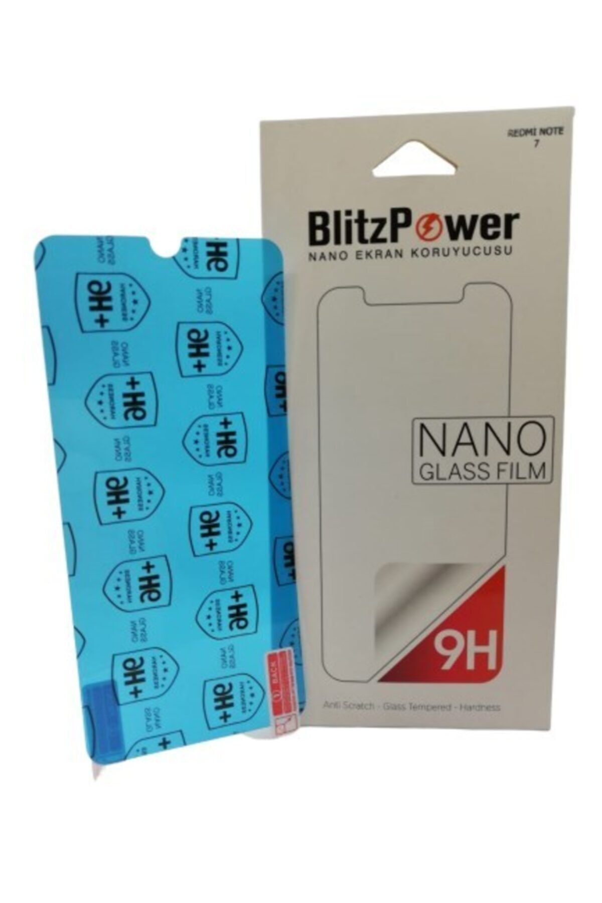 BlueGsm-Xiaomi Redmi Note 7 Compatible Nano Screen Protector Ultra Thin Flexible Unbreakable 2