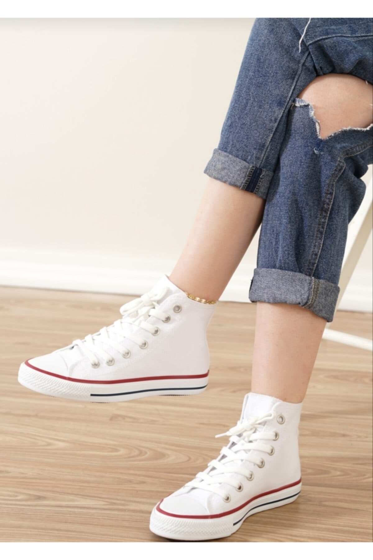 Bolella Unisex Beyaz Uzun Spor Ayakkabi Fiyati Yorumlari Trendyol