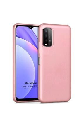 Rozax Matte Silicone Redmi 9t Kılıf Rose Gold RZX9631MTSLCXMIRDMI9T