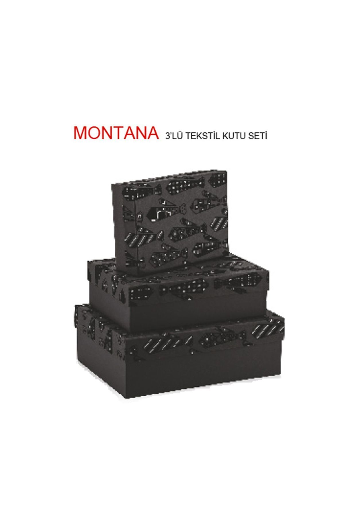 Kareem Gıpta Montana 3Lü Tekstil Hediye Kutusu Set 4-Bx12550-2161