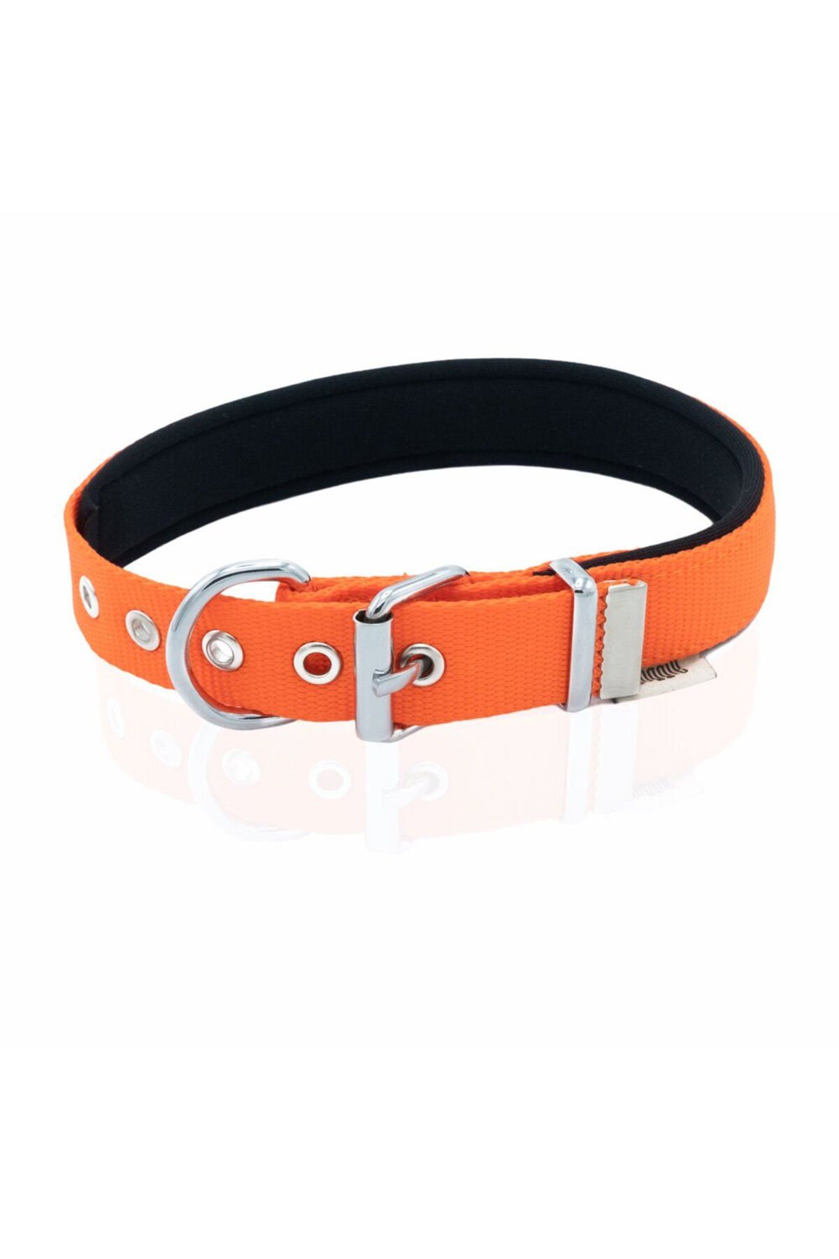 SAVEX Doggie Konfor Dokuma Boyun Tasması Turuncu 2.5*37-45 cm (DSBT-2510 M)