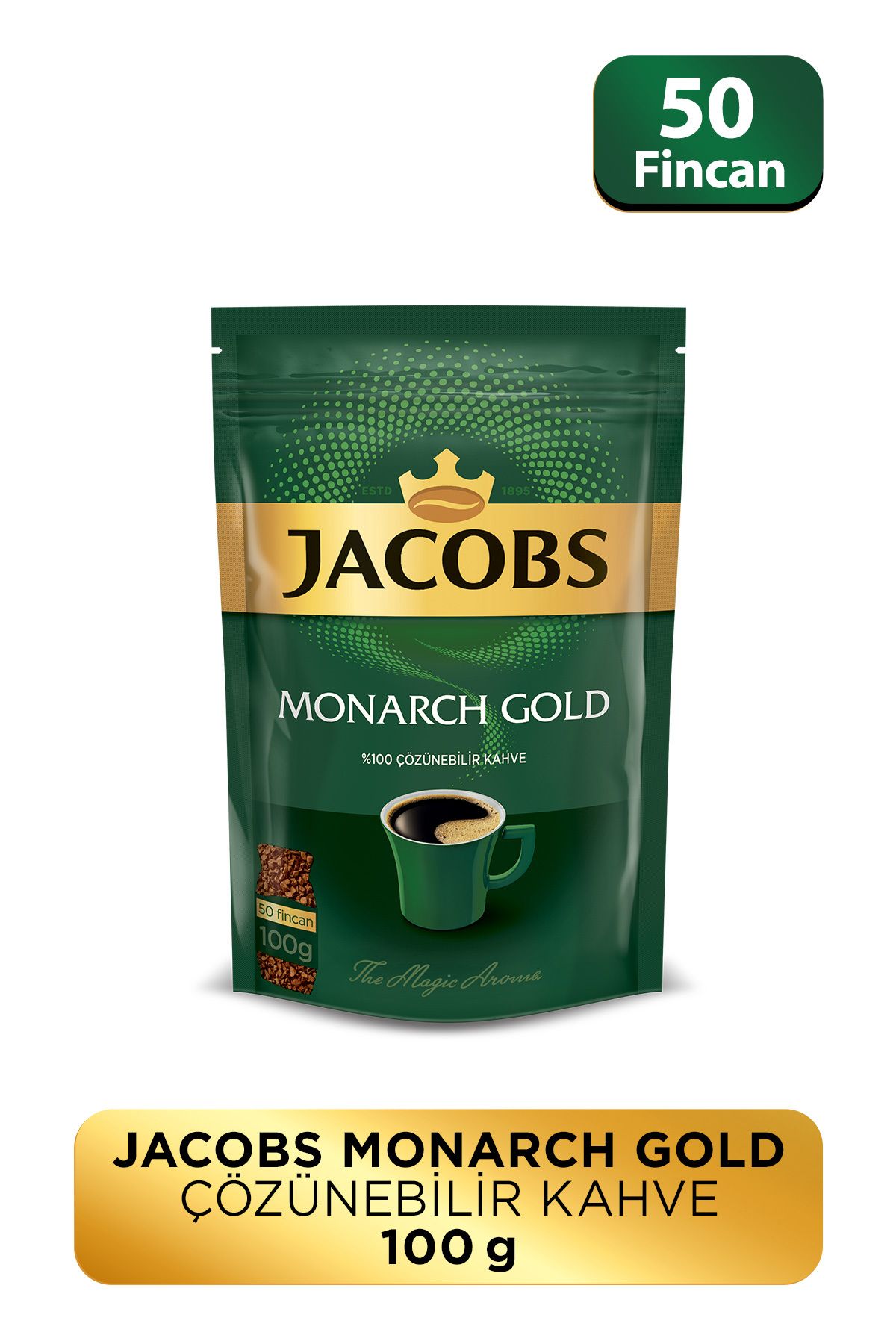 Jacobs Monarch Gold Granül Kahve 100 gram