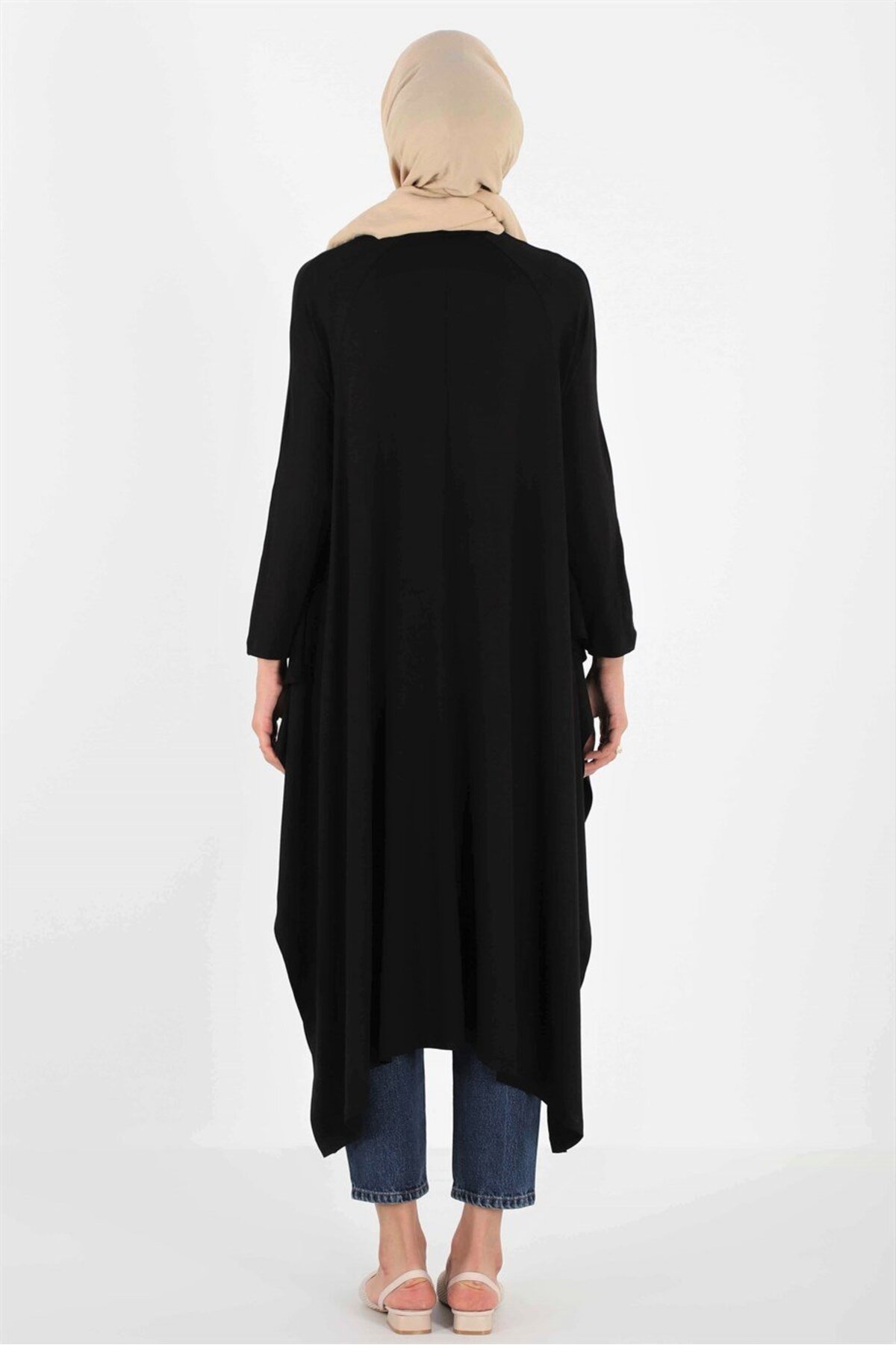 Plistre 1220_asimetrik Kesim Plistre Tesettür Tunik fotoğrafı 5 (önizleme)