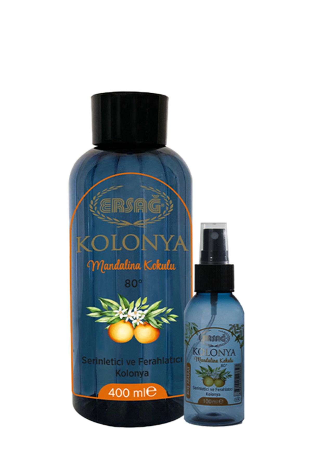 Ersağ Ersağ Aparatlı Kolonya (Mandalina Kokulu) 400 ml.