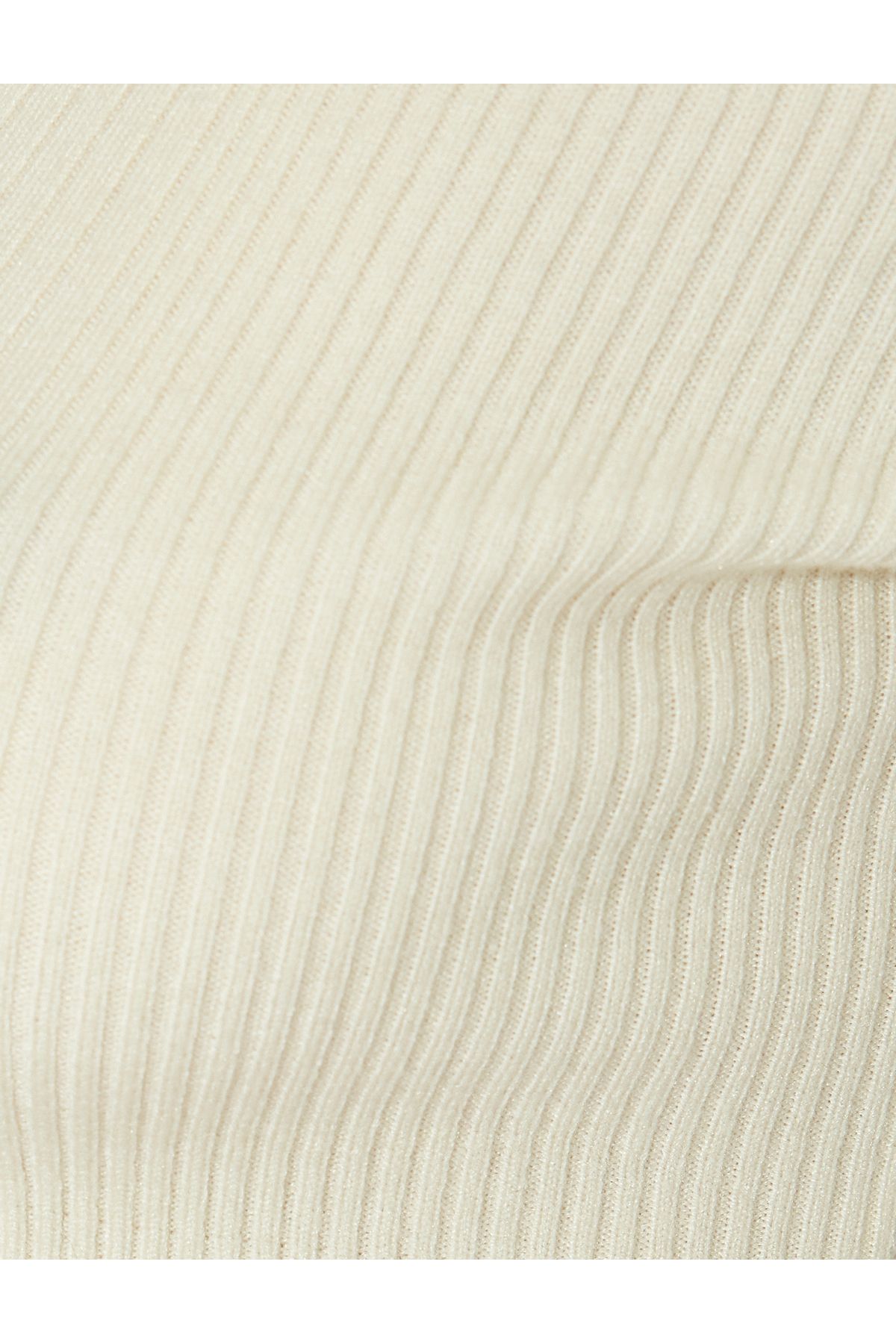 Koton-Pulover Zeynep Bastık Crop Knitwear - Guler U, mânecă lungă și detaliu cu șireturi încrucișate 6