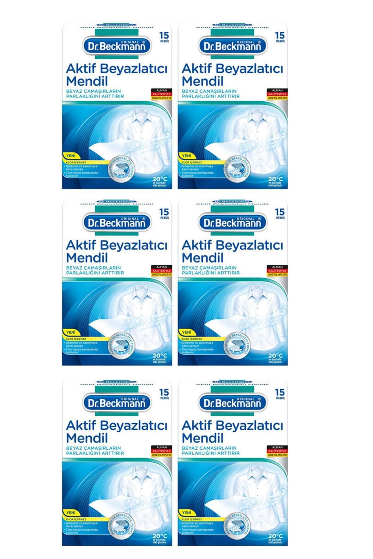 Dr.Beckmann Dr Beckmann Aktif Beyazlatıcı Mendil 15 'li X 6 Adet