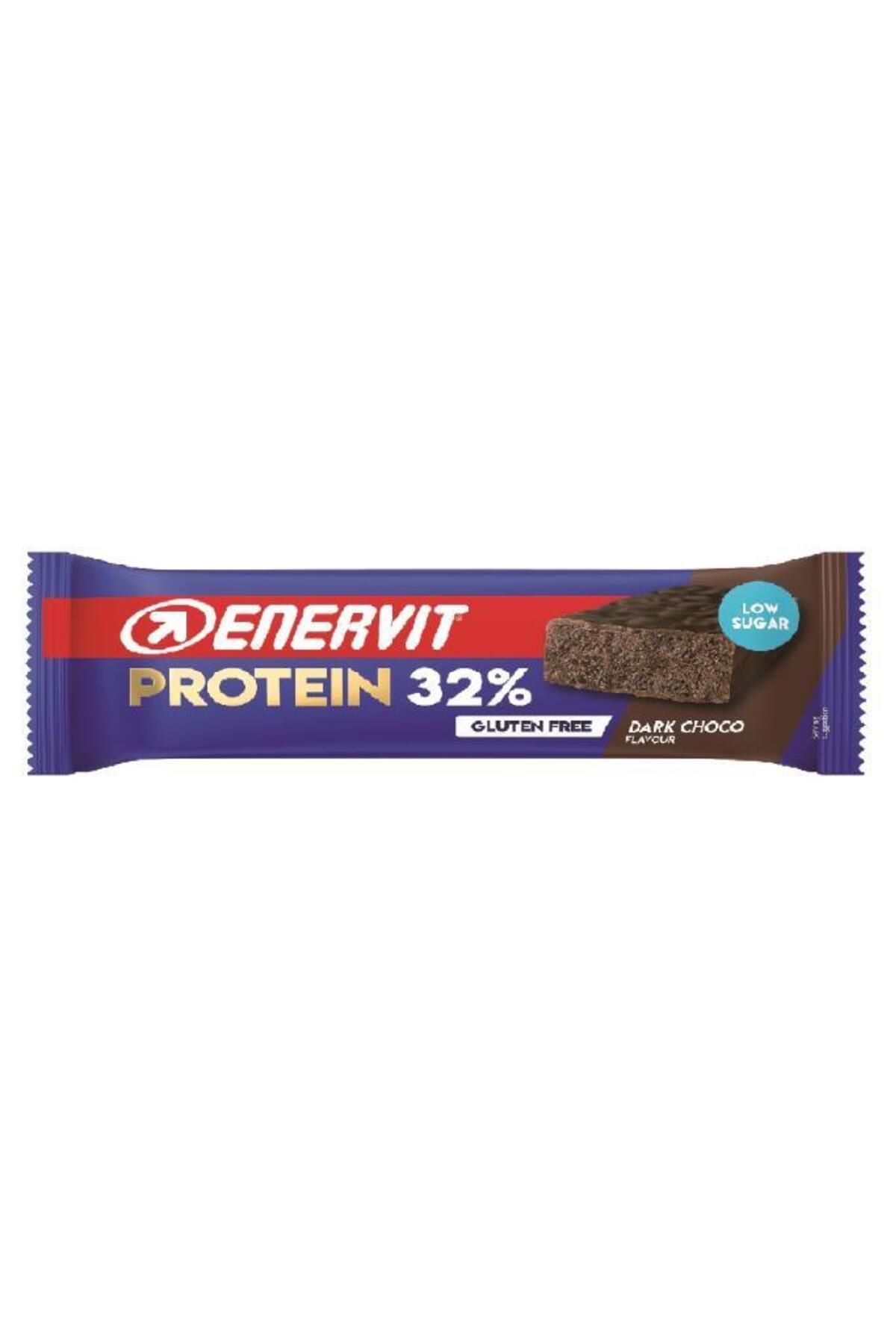 ENERVİT Enervit Dark Chocolate Low Sugar - Bitter Çikolatalı Proteın Bar 60 gr