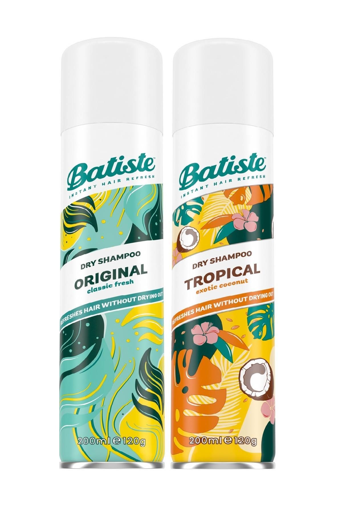 Batiste Kuru Şampuan Orıgınal 200 ml Kuru Şampuan Tropıcal 200 ml