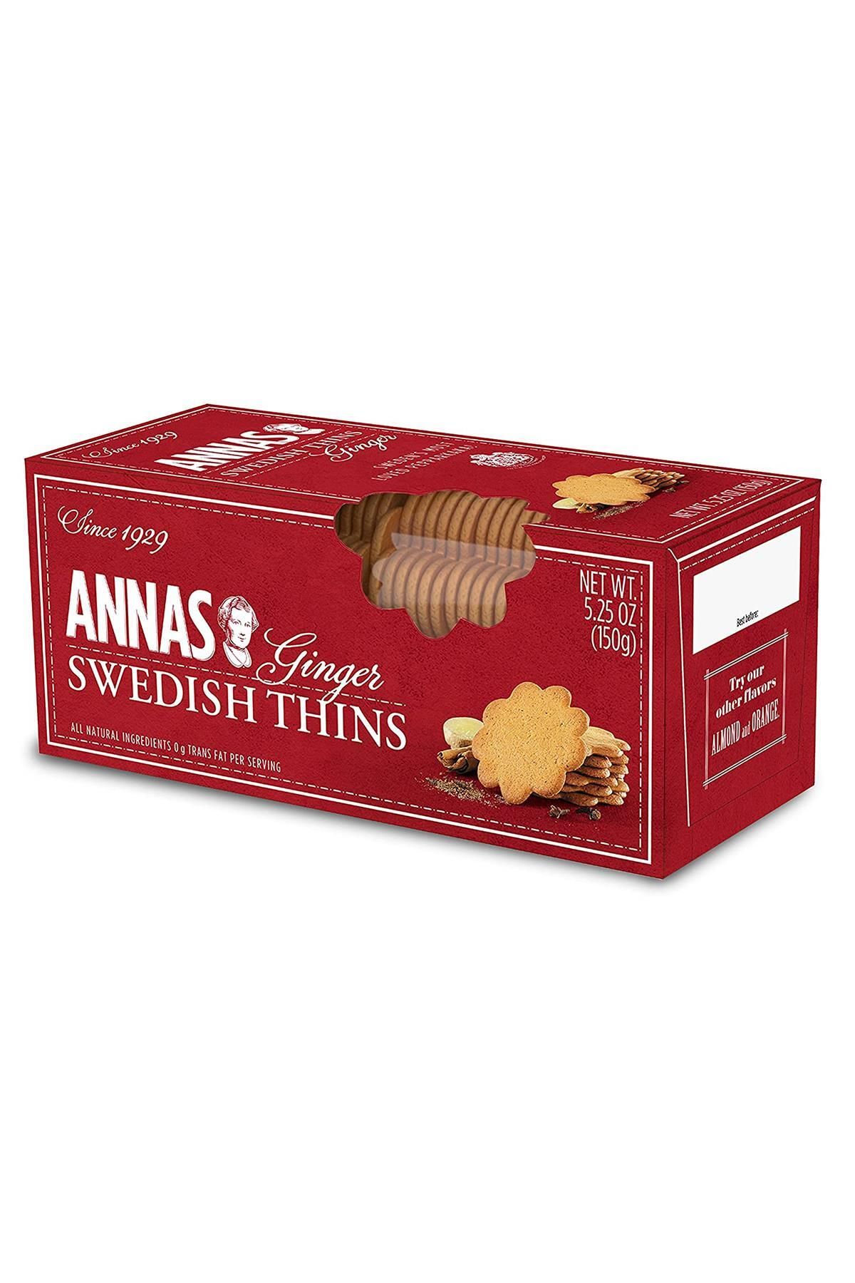 Lotus Annas Ginger Thins 150 G