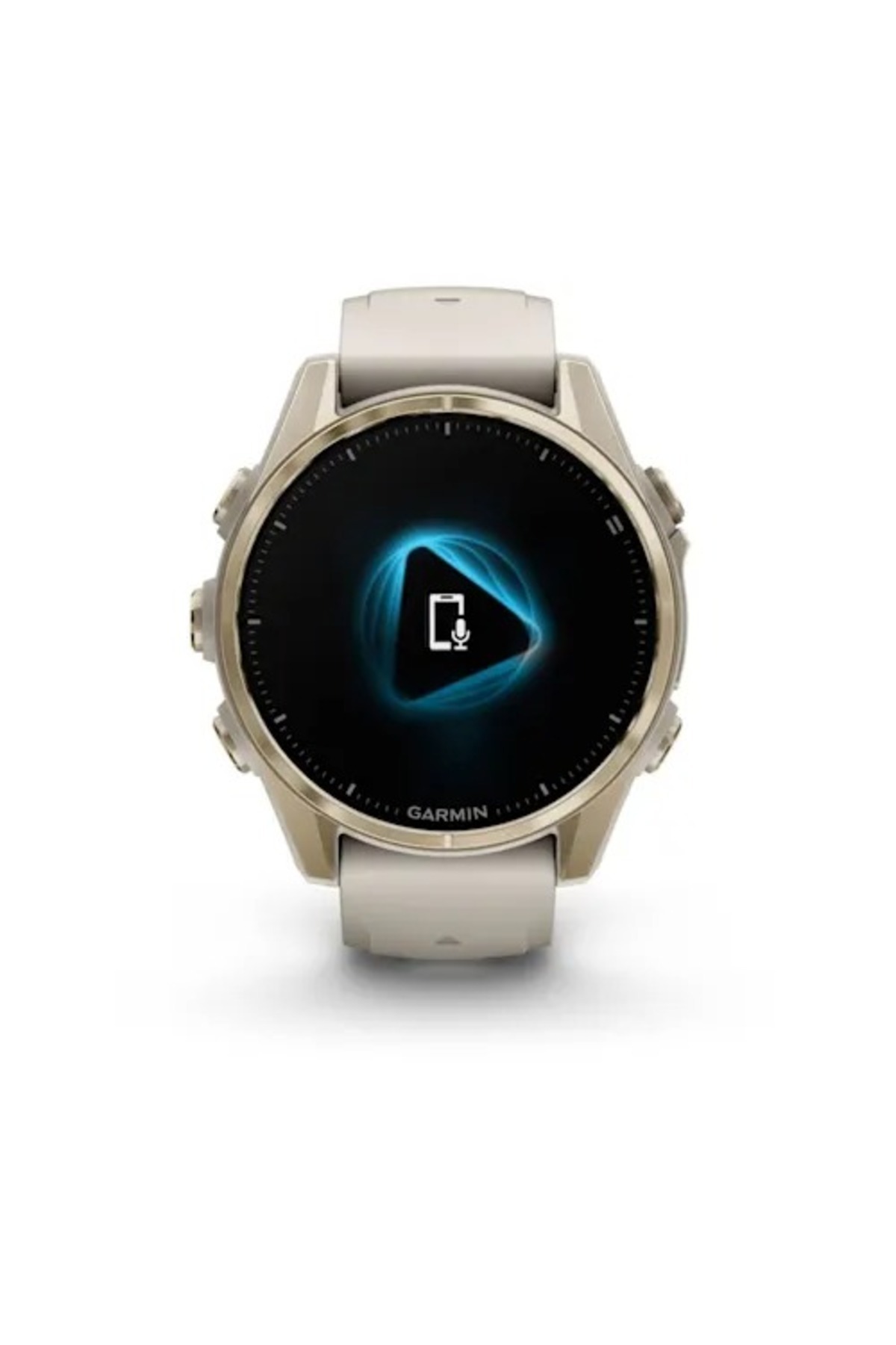 Garmin-GARMIN FENIX 8 - 43 MM, AMOLED, SAPPHIRE SOFT GOLD WITH FOG GRAY/DARK SANDSTONE SILICONE BAND 4