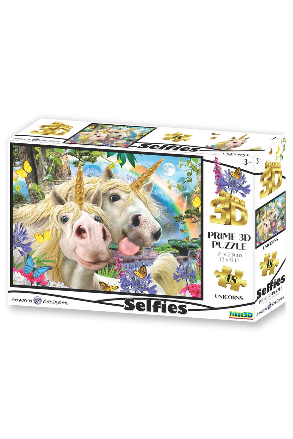 Prime 3D - Unicorn Selfie 48 Parça Puzzle 10693