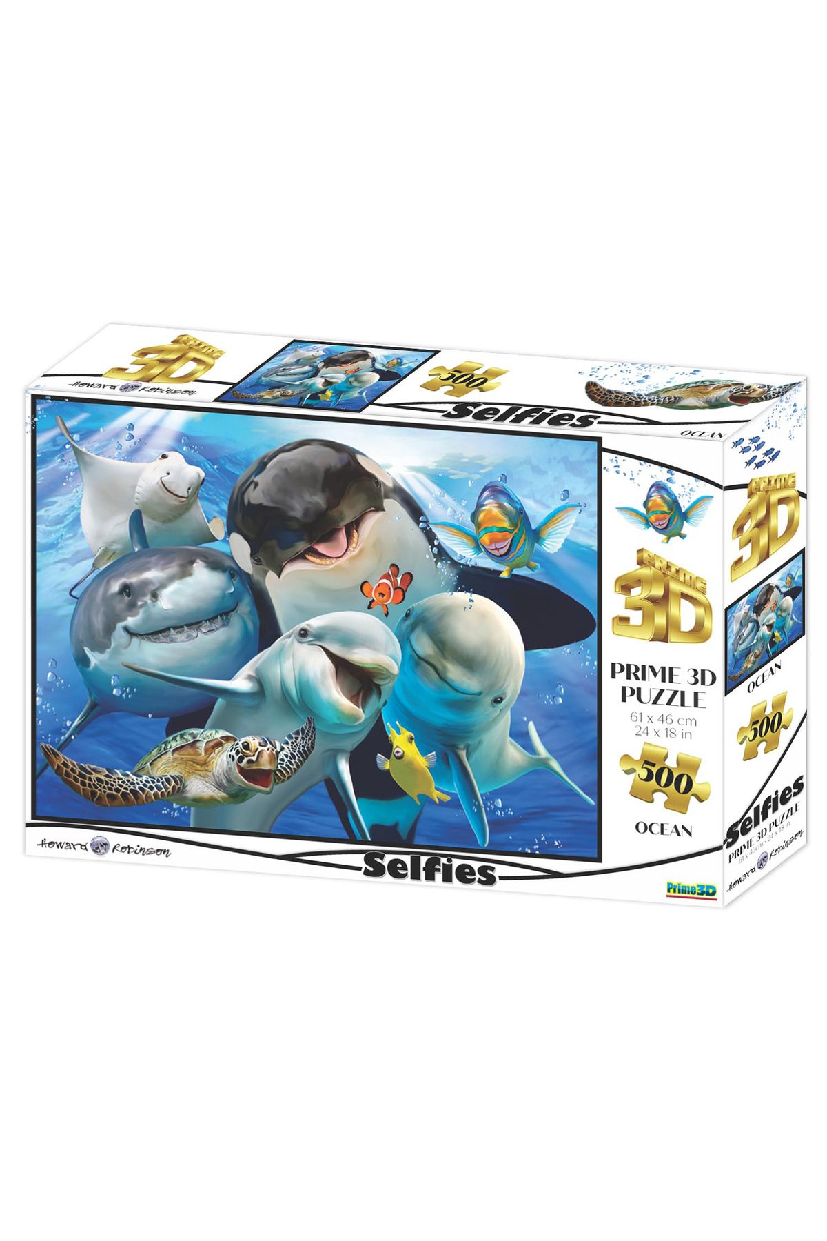 Prime 3D - Okyanus Selfie 500 Parça Yetişkin Puzzle 10059