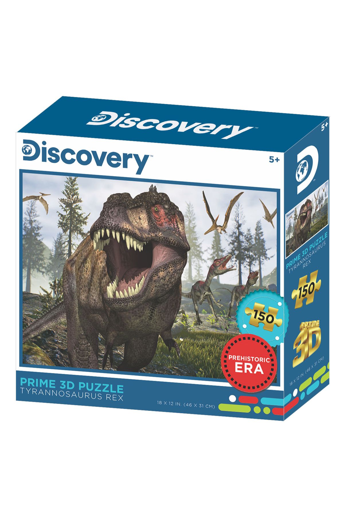Prime 3D - Tyrannosaurus Rex 150 Parça Puzzle 10874