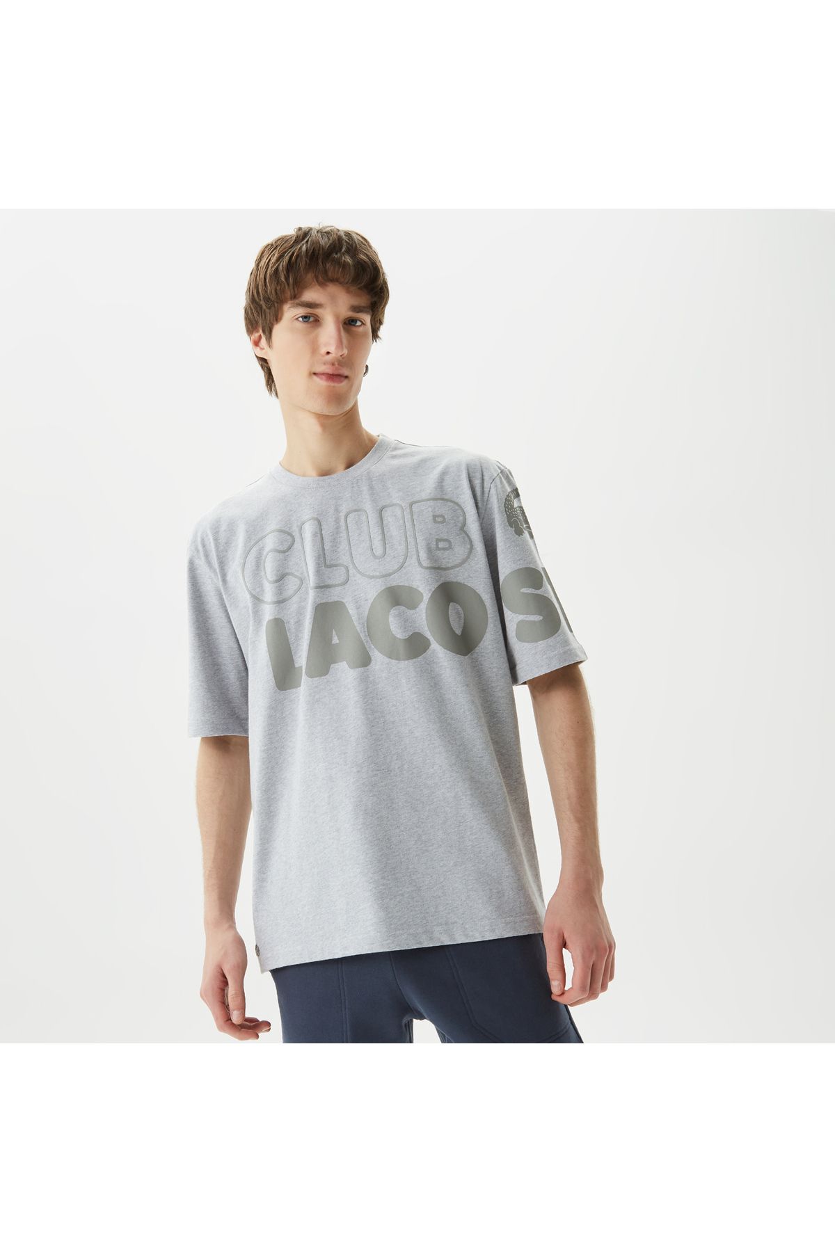 تی شرت سفید مردانه اصلی Lacoste