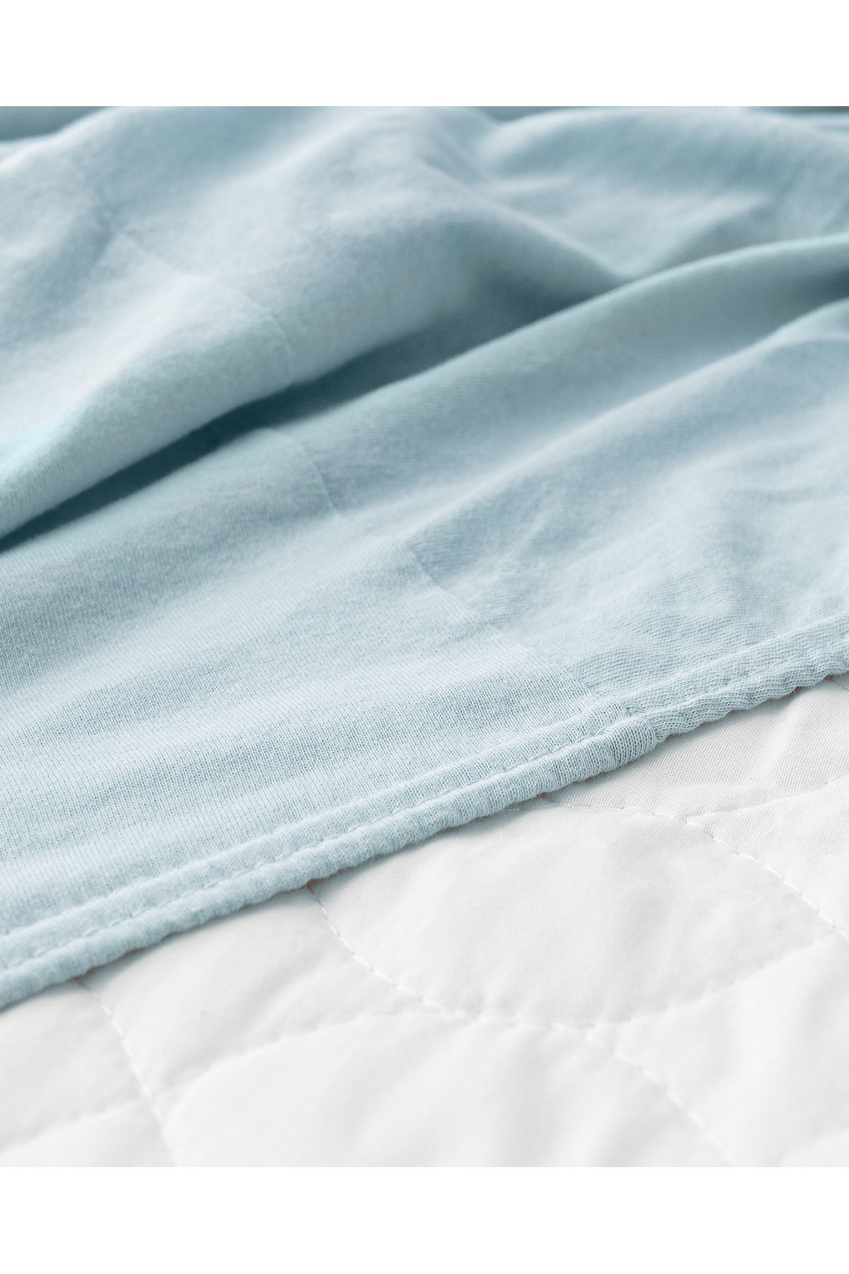 Madame Coco-Blue Single Elastic Cotton Combed Bed Sheet 2
