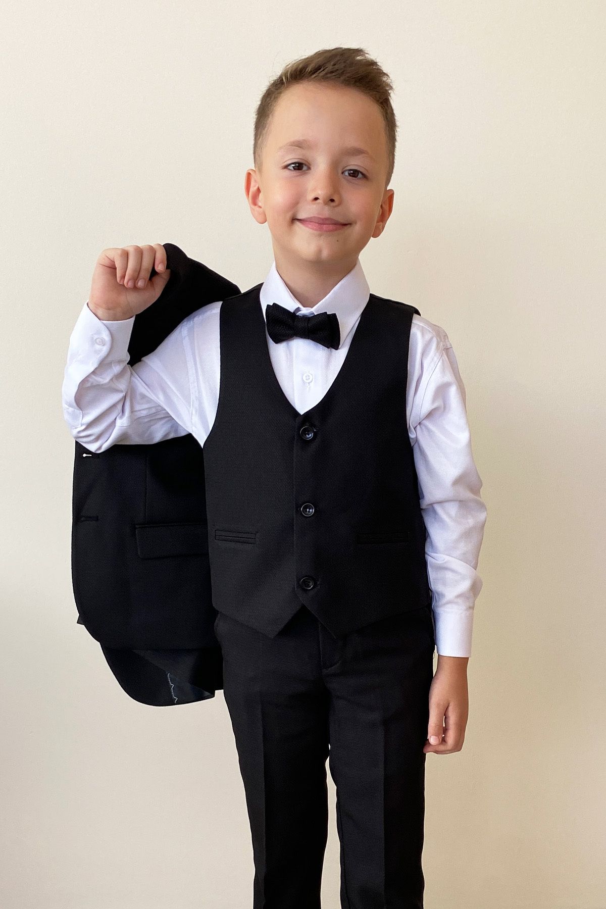 Pina Kids-Costum pentru băieți - jachete, cămăși, pantaloni și vestă - papion Te.4000yy 2