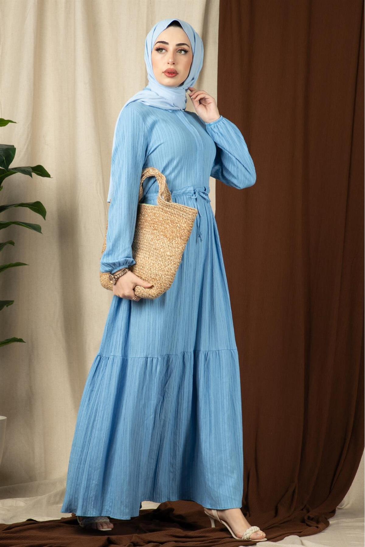 Sevitli Sena Buy Tunnelled Dress-Blue