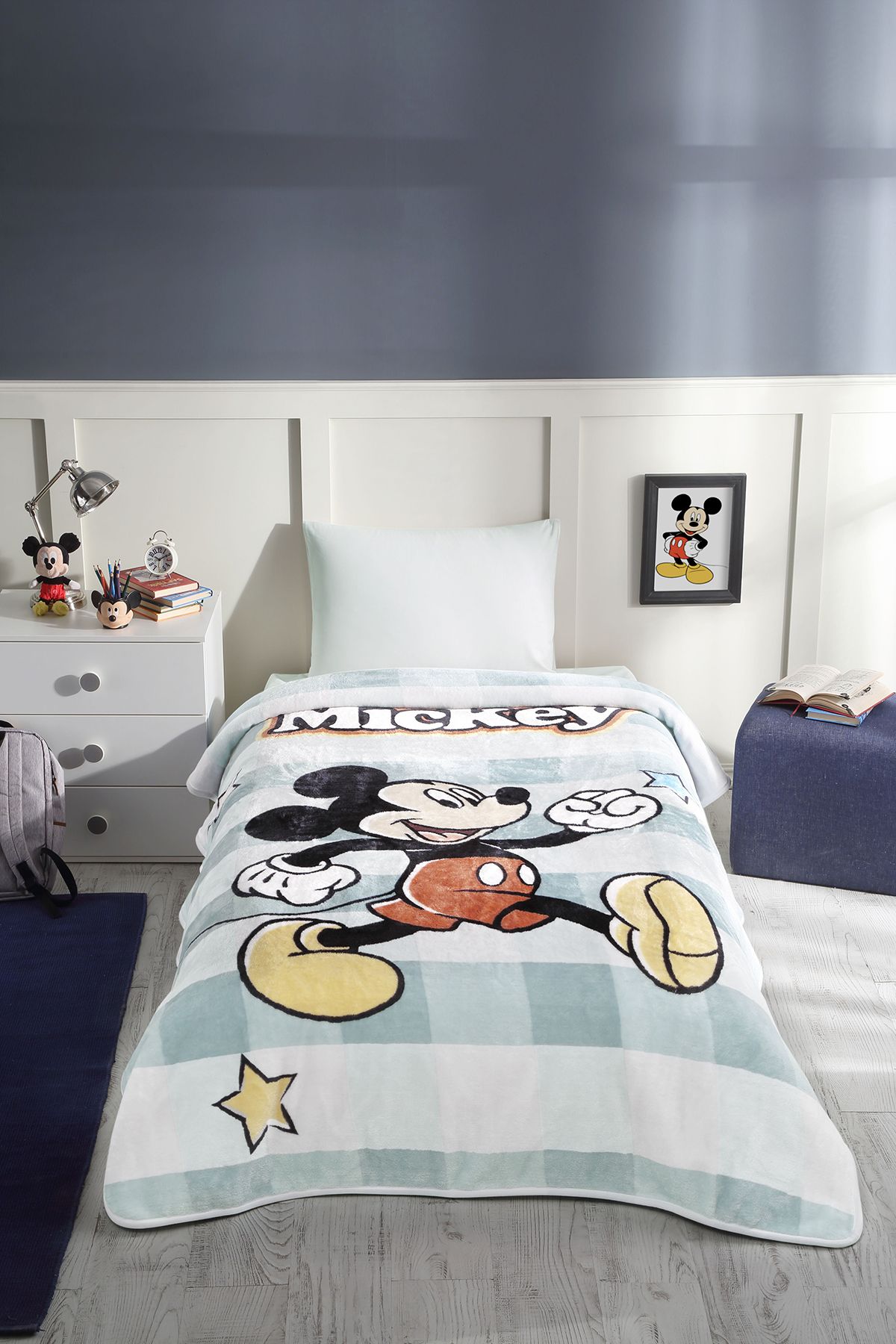 Özdilek-Pătură pentru copii, cu licență Disney Mickey Star, 160x220 cm 1