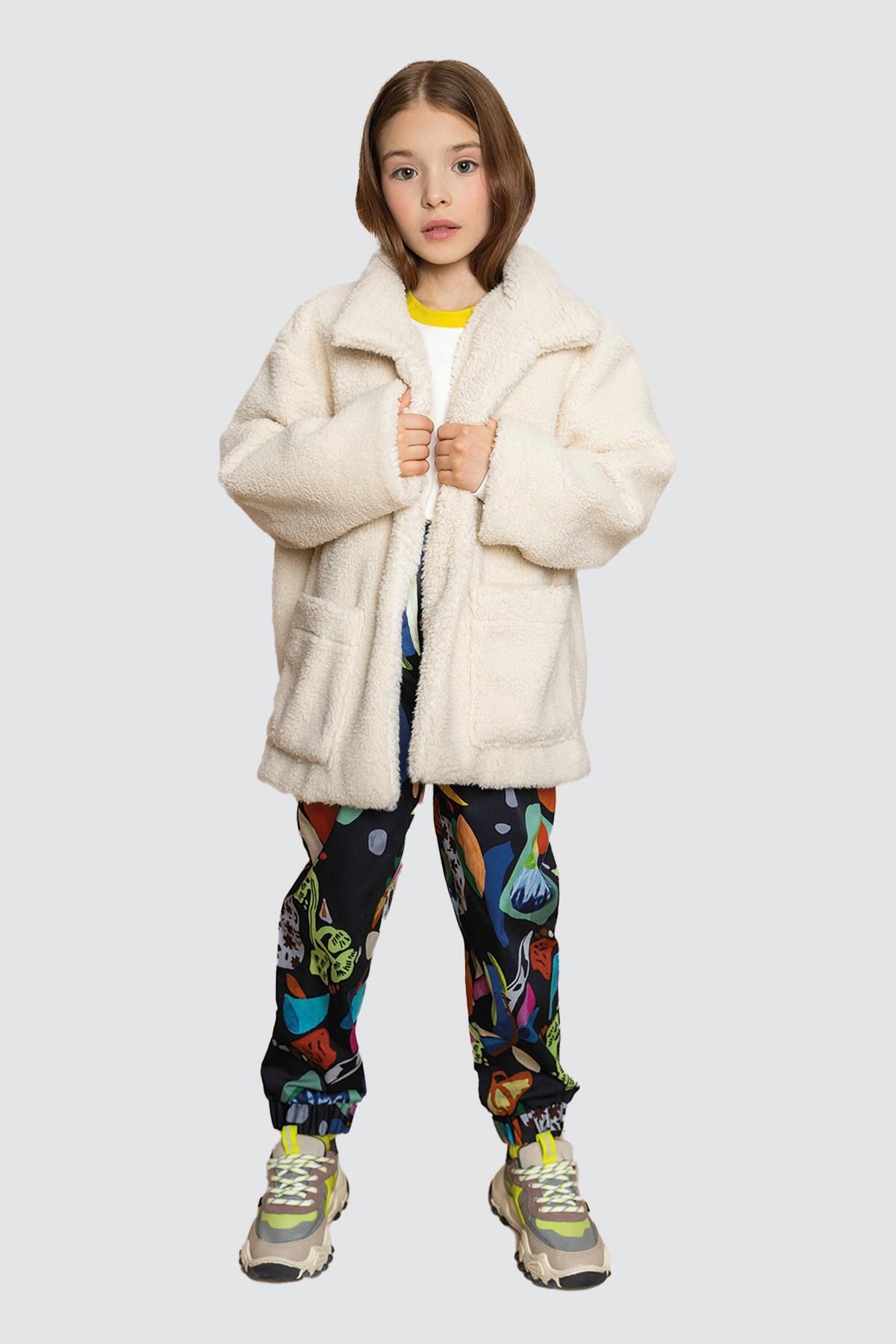 Bg Store Kız Çocuk Bej Mont