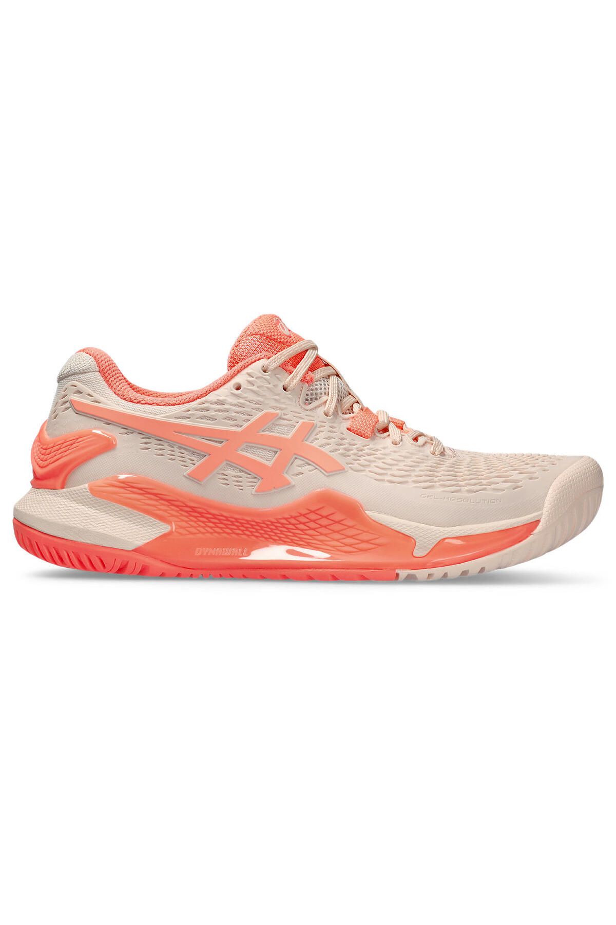 Asics Gel-Resolution 9 Kadın Turuncu Tenis Ayakkabısı 1042A208-700