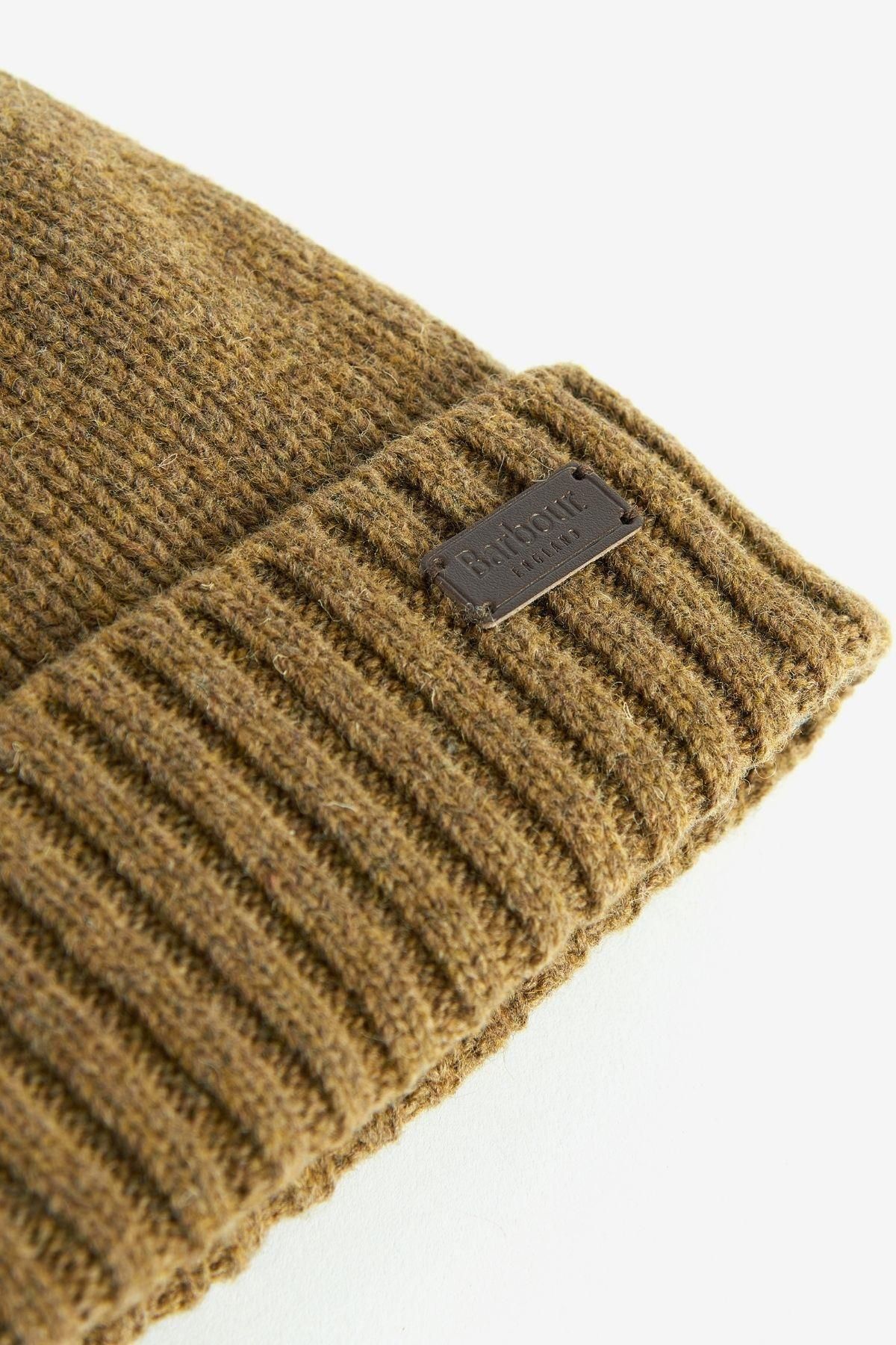 کلاه بافتنی چند رنگ مردانه ماسه سنگ BERE SN51 اورجینال Barbour