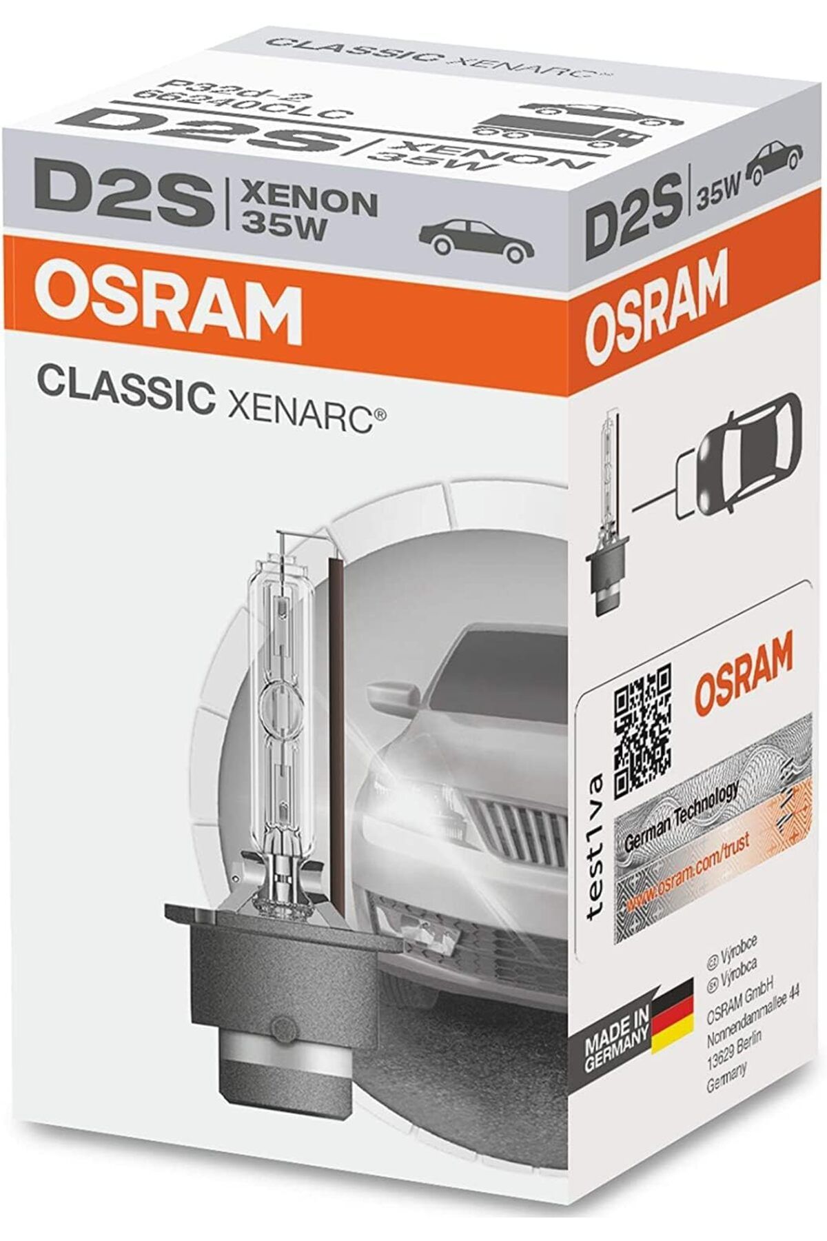 STOREMAX EMLshop Ampul Classic Xenarc D2S 35W Xenon 66240CLC VDesing 986362