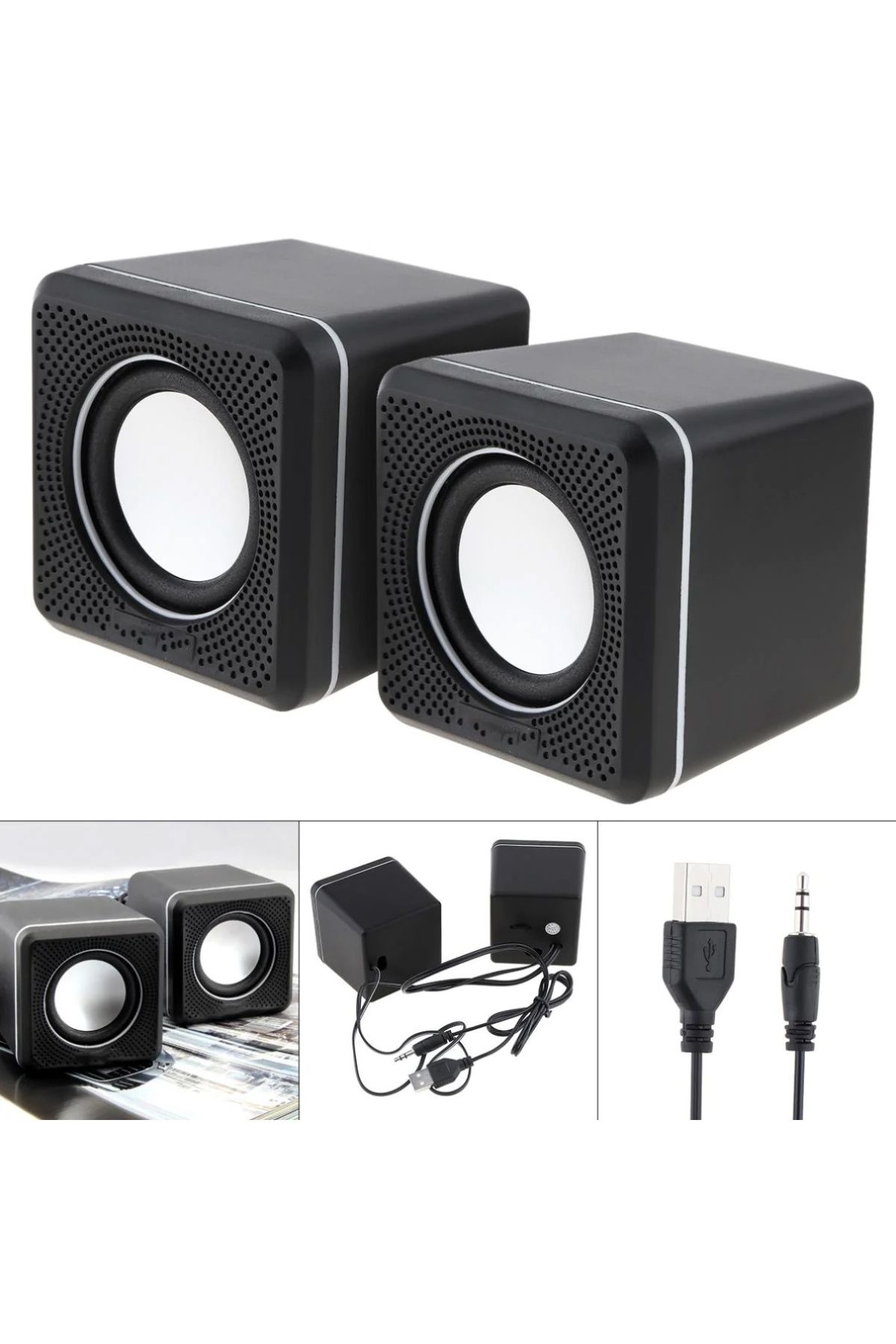 J-TECH Usb Pc Hoparlör Subwoofer Ses Sistemi 2.0