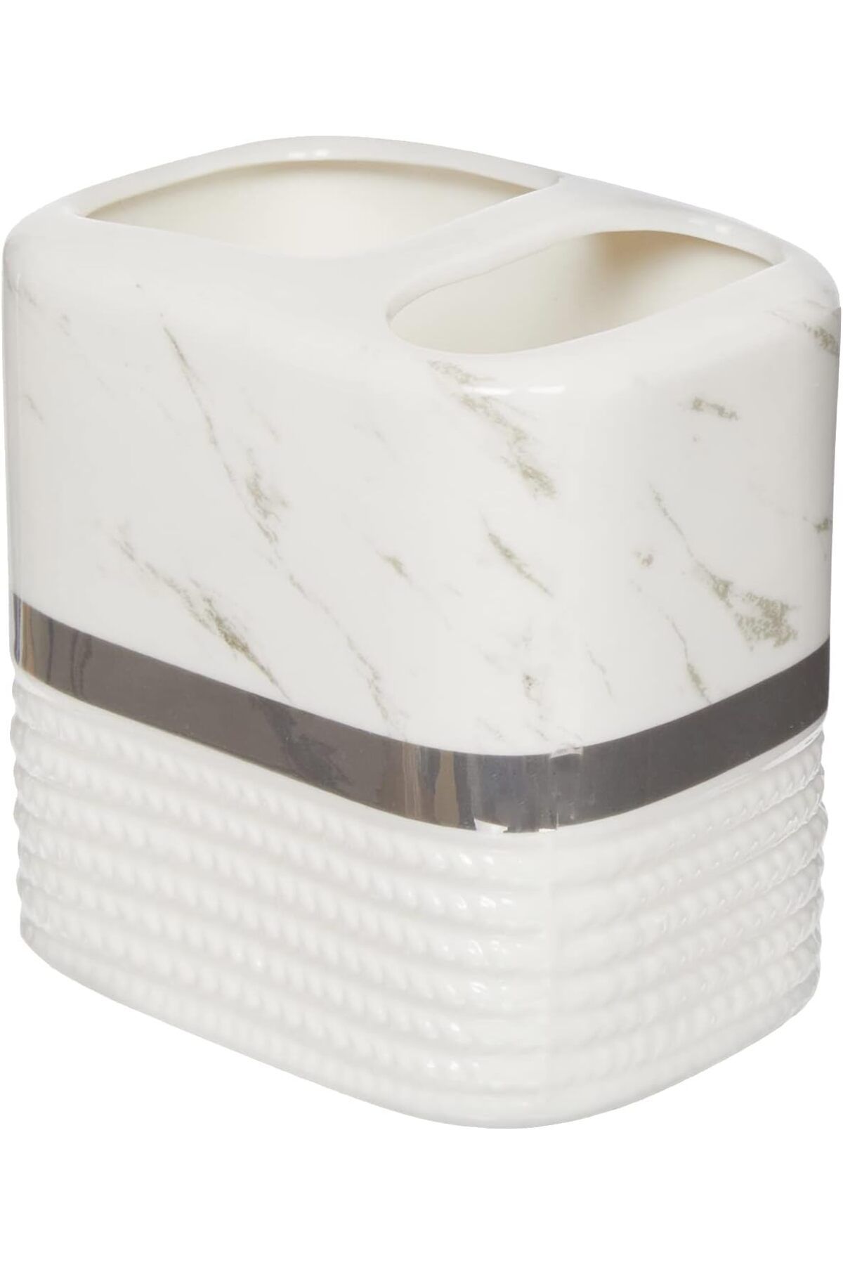 STOREMAX MU-ARTSHOP Bergama Silver Diş Fırçalık, Gri tnca 871301