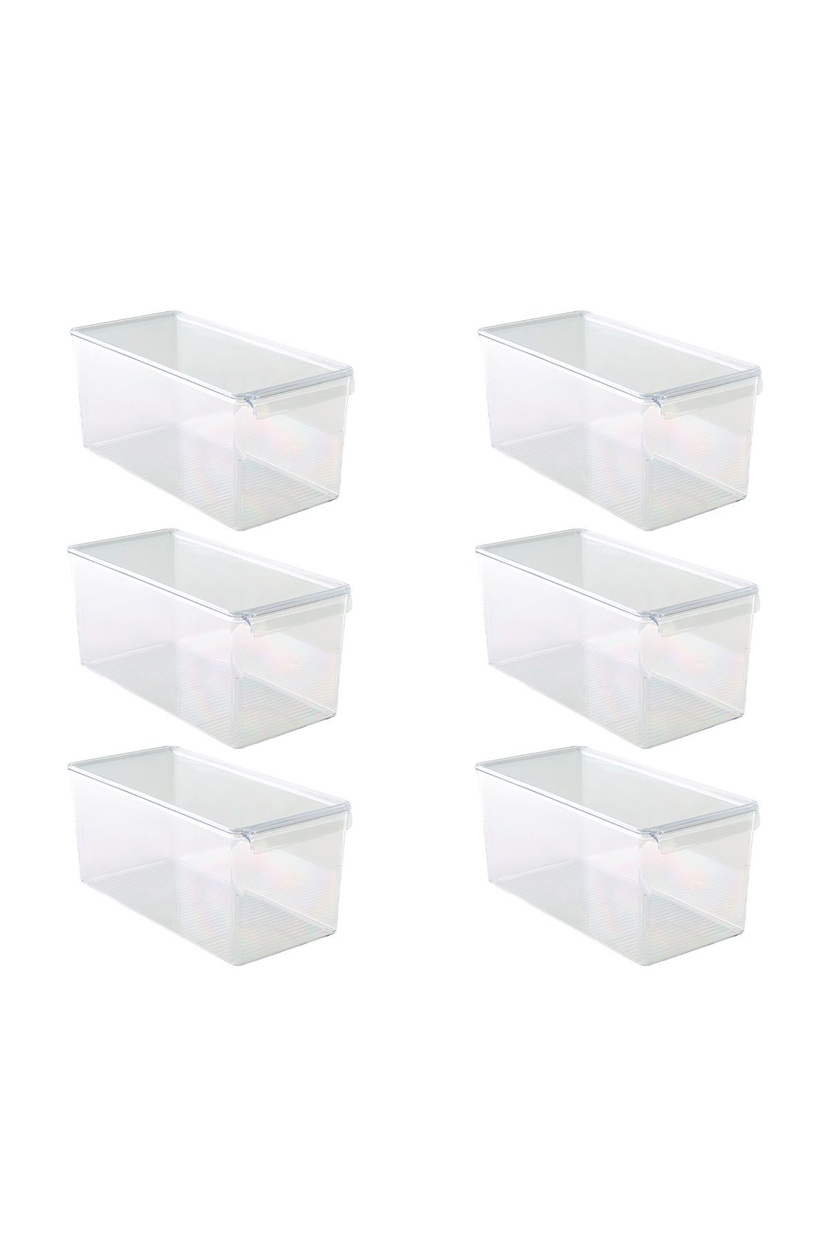 Prima Nova-Refrigerator with Transparent Lid - 6-Piece Closet Organizer and Storage Container 165*355*160mm 1