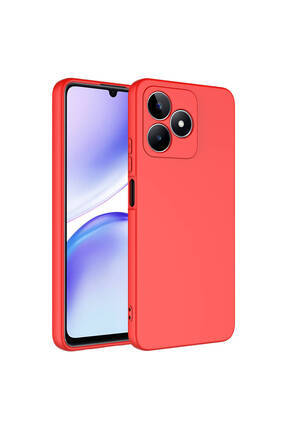 Hatreds Realme Note 50 İçin Uyumlu İçi Kadife Sıvı Silikon Kılıf