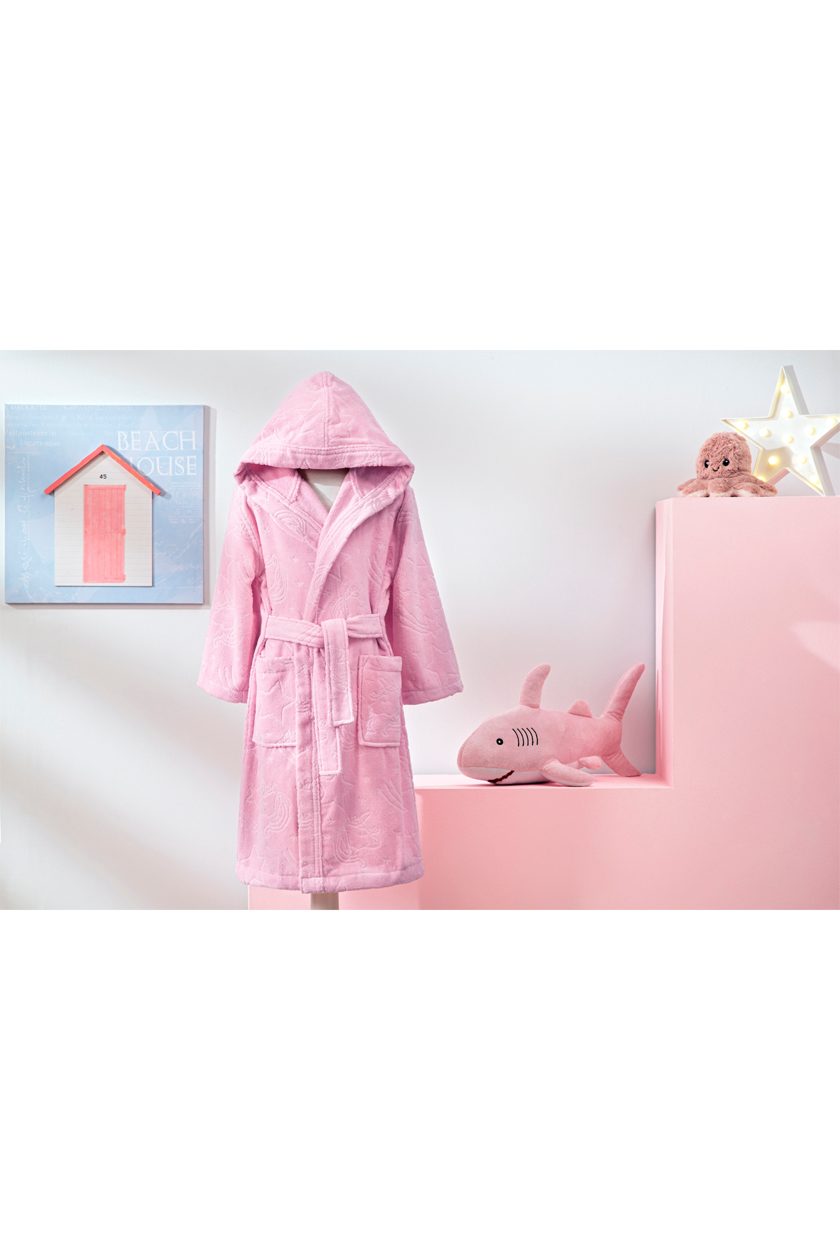 Özdilek Girl Unicorn Kapüşonlu Kadife Çocuk Bornozu 15 Yaş fotoğrafı 2 (önizleme)