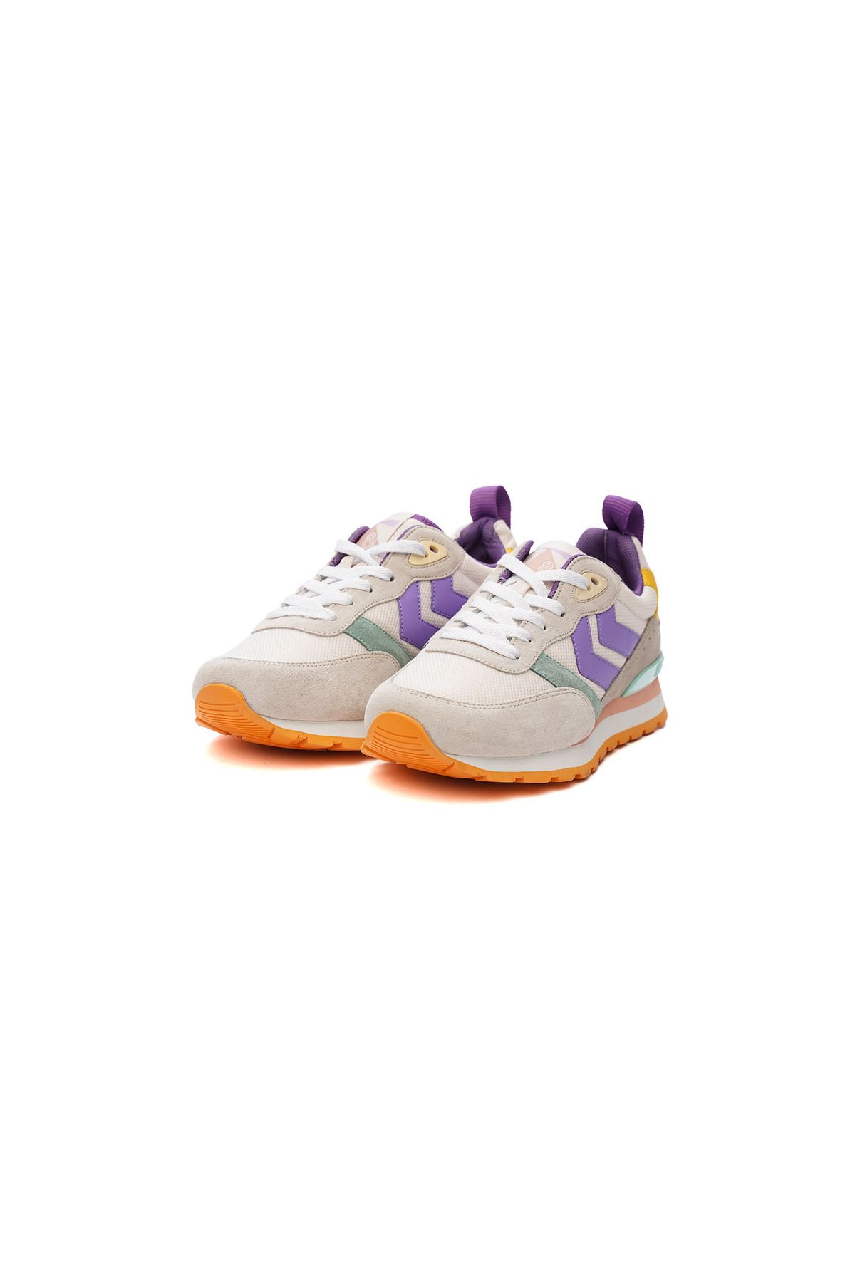 اسنیکر نود زنانه کفش های ورزشی بژ یونیسکس 86 hummel