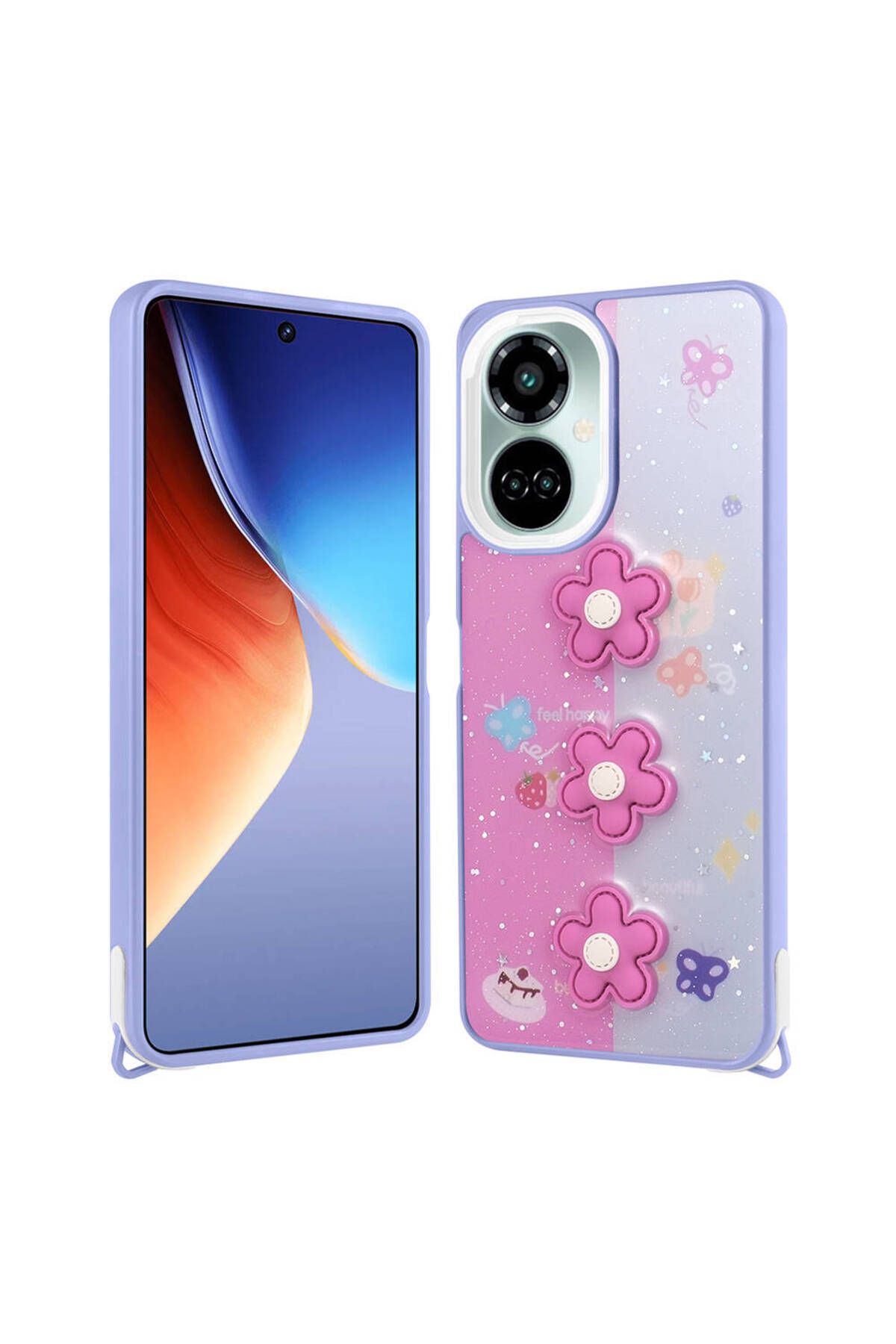 gaappy Tezce Serisi Tecno Camon 19 Lila Kapak