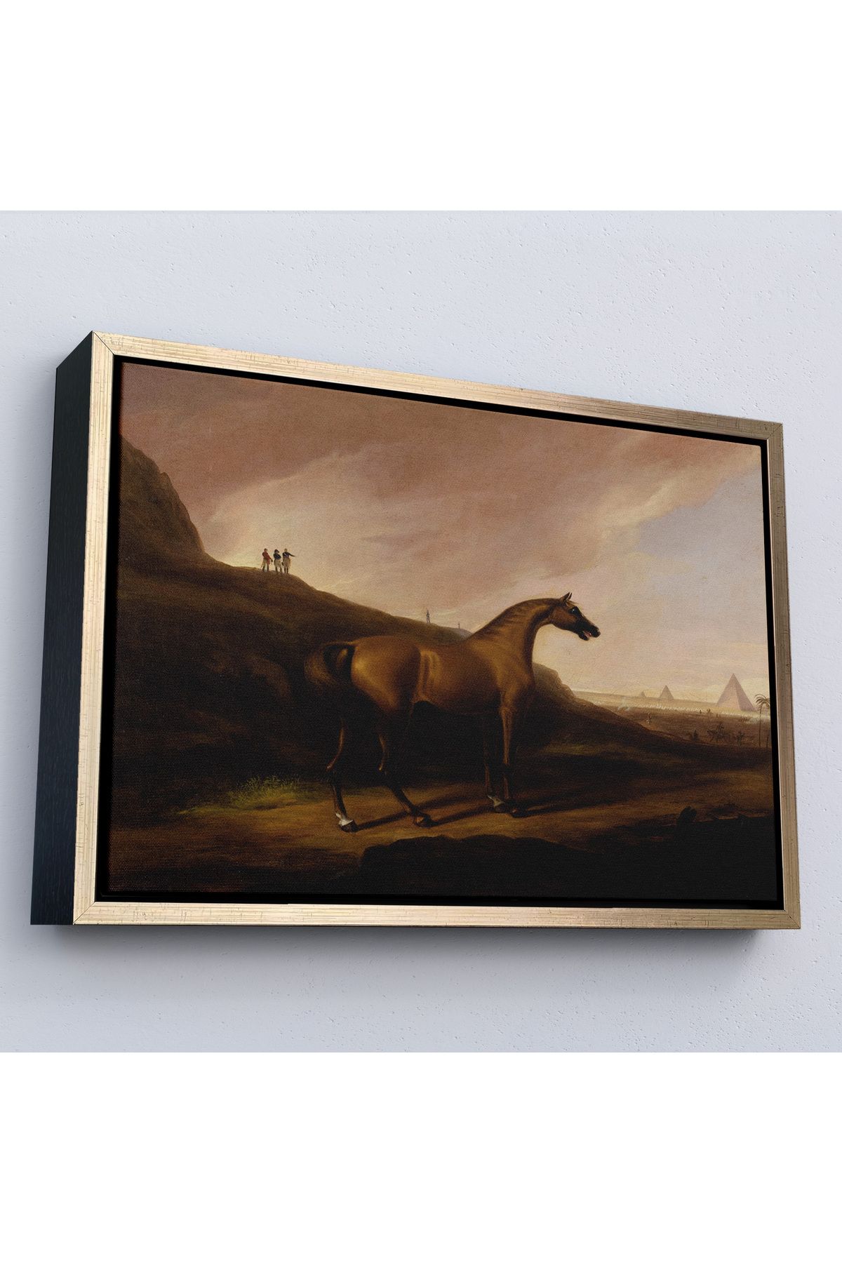 Doğal Bizden DB Çerçeveli Alvan Fisher - Napolyon'Un Atı Tablo - Napoleon’S Horse-7100