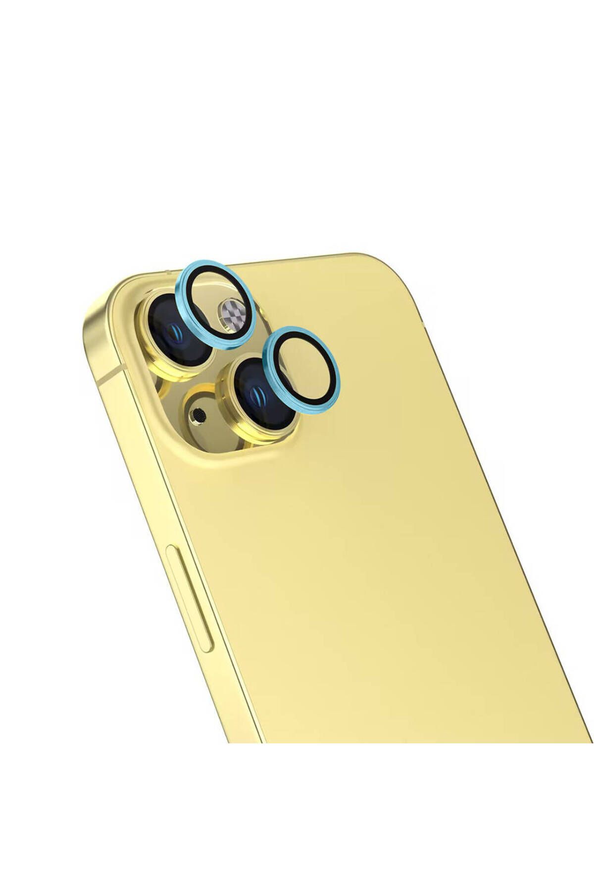 zore Apple iPhone 16 Zore CL-15 Parmak İzi Bırakmayan Anti-Reflective Kamera Lens Koruyucu-Yeşil