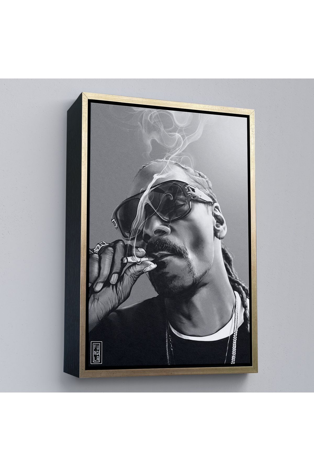 HARGE HG Çerçeveli Snoop Dogg Tablo-7690