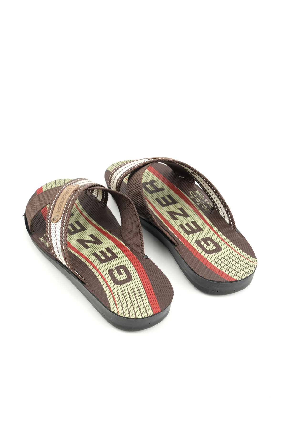 GEZER-Καλοκαιρινές ανδρικές παντόφλες Star PU Home Garden Casual 4