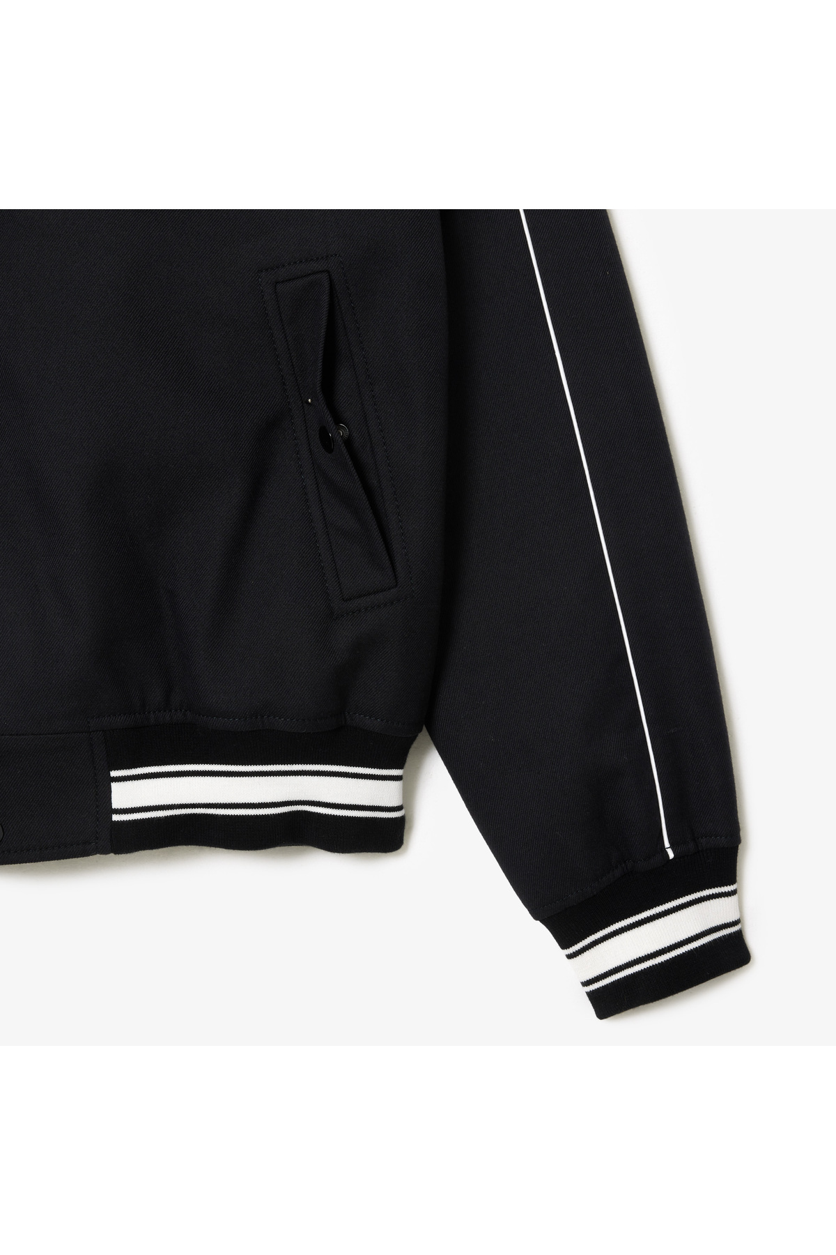 Lacoste  Neo Heritage Unisex Dik Yaka Baskılı Siyah Mont - Görsel 8