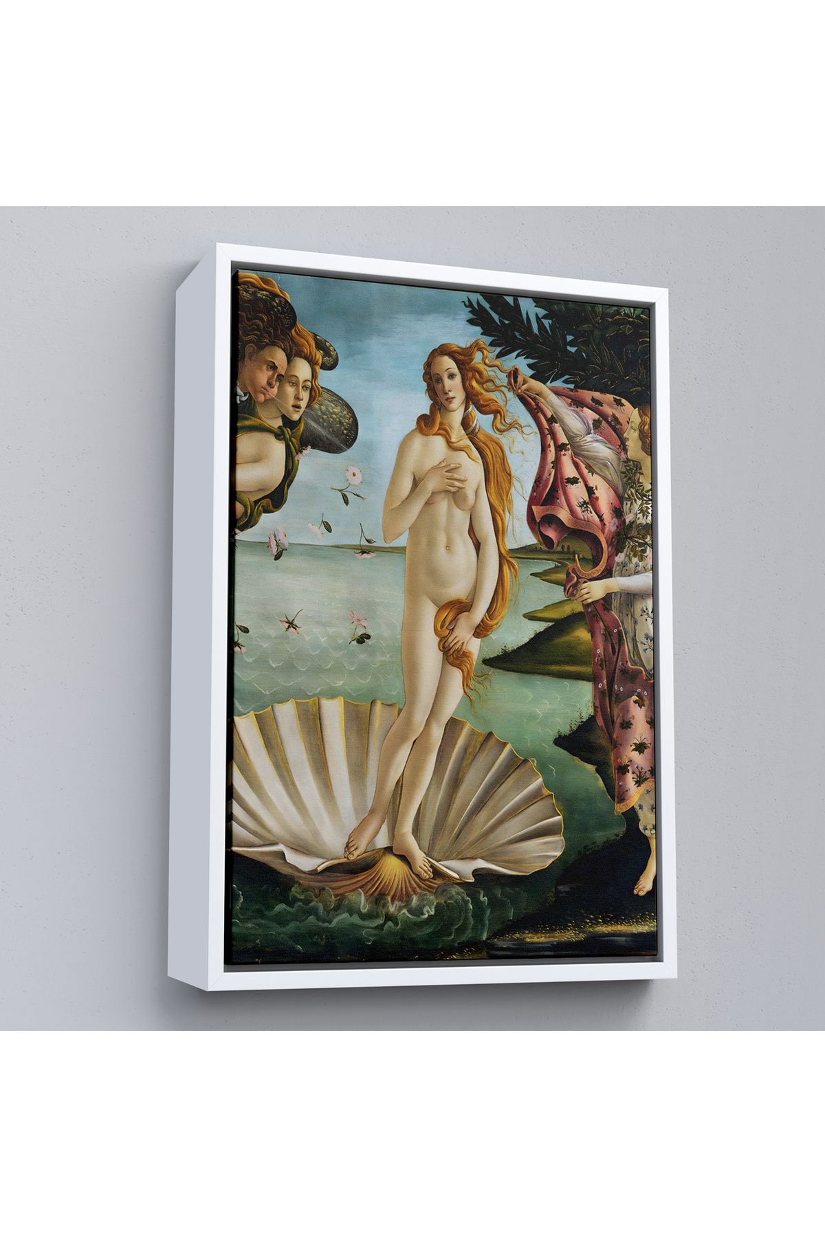 Shoprit Çerçeveli Sandro Botticelli, Venüs'Ün Doğuşu Tablosu - The Birth Of Venus-8109