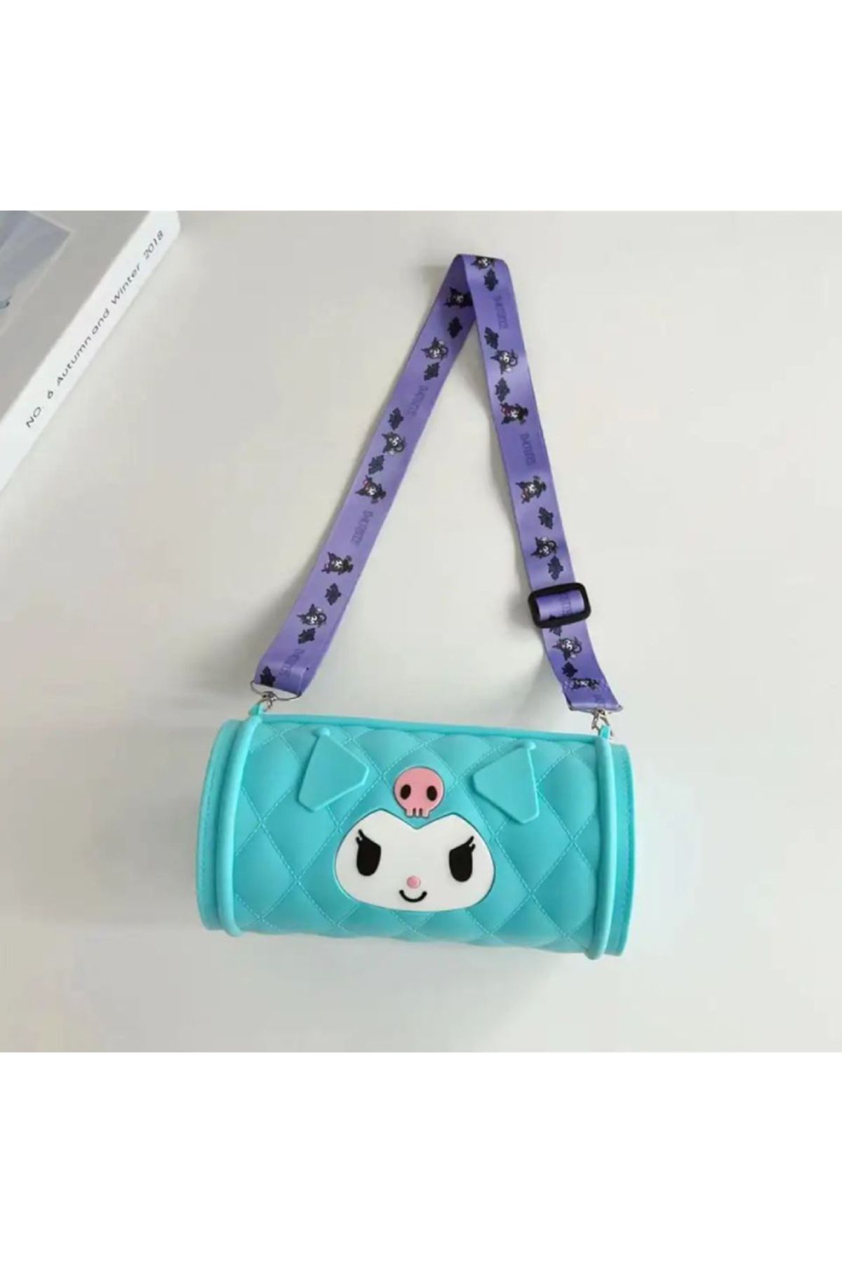 Köstebek-Blue Kuromi Bag with Silicone Strap 1