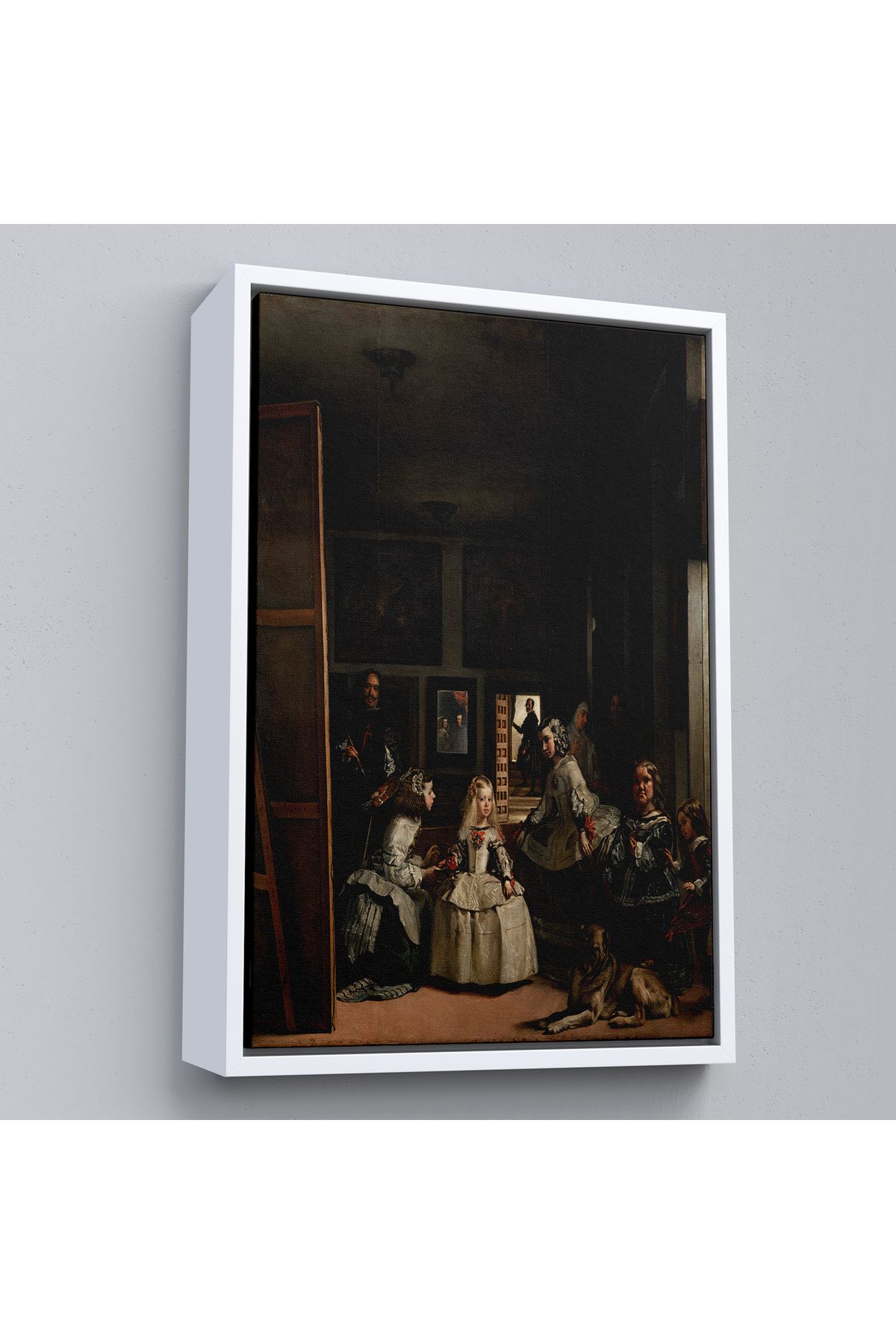 Shoprit Çerçeveli Diego Velázquez - Nedimeler Tablosu - Las Meninas-7349