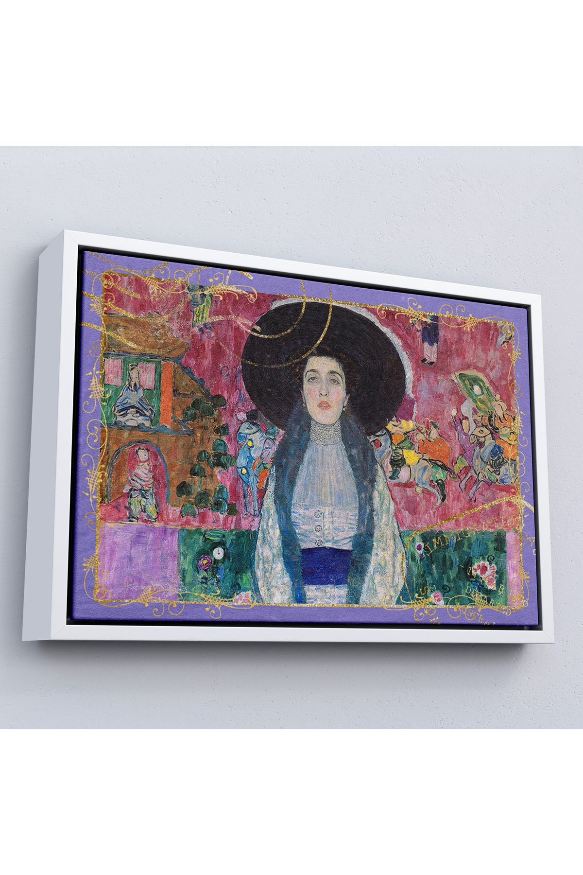Shoprit Çerçeveli Gustav Klimt - Adele Bloch Tablo-7086