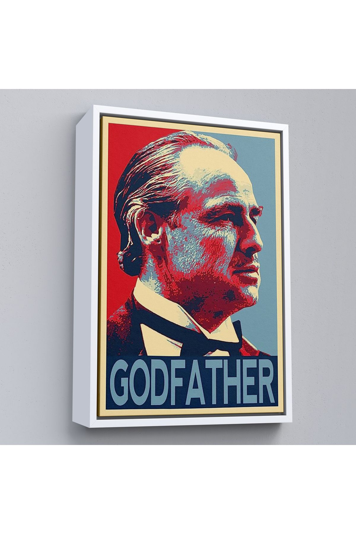 Shoprit Çerçeveli Godfather Mafya Film Tablo-7813